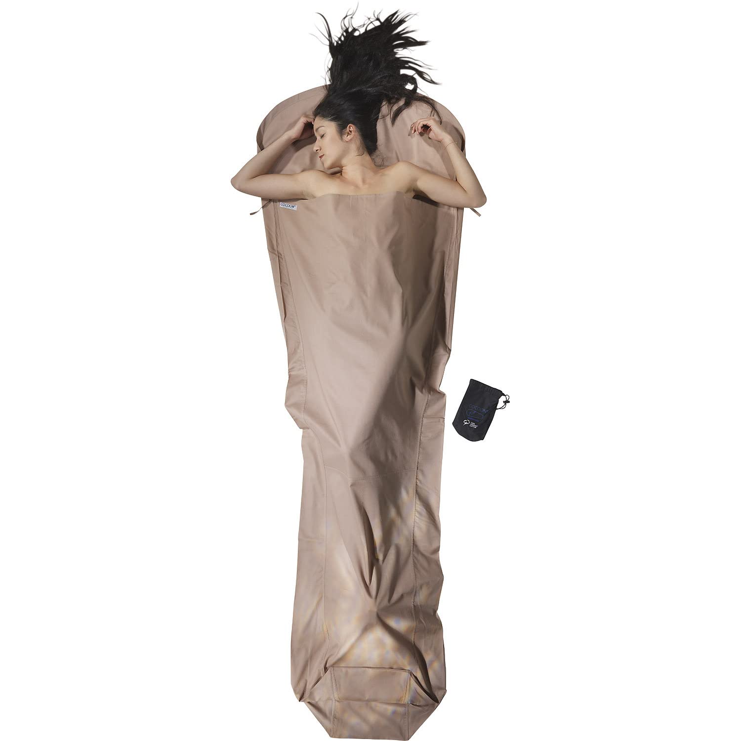Hüttenschlafsack – Cocoon – MummyLiner Bio-Baumwolle