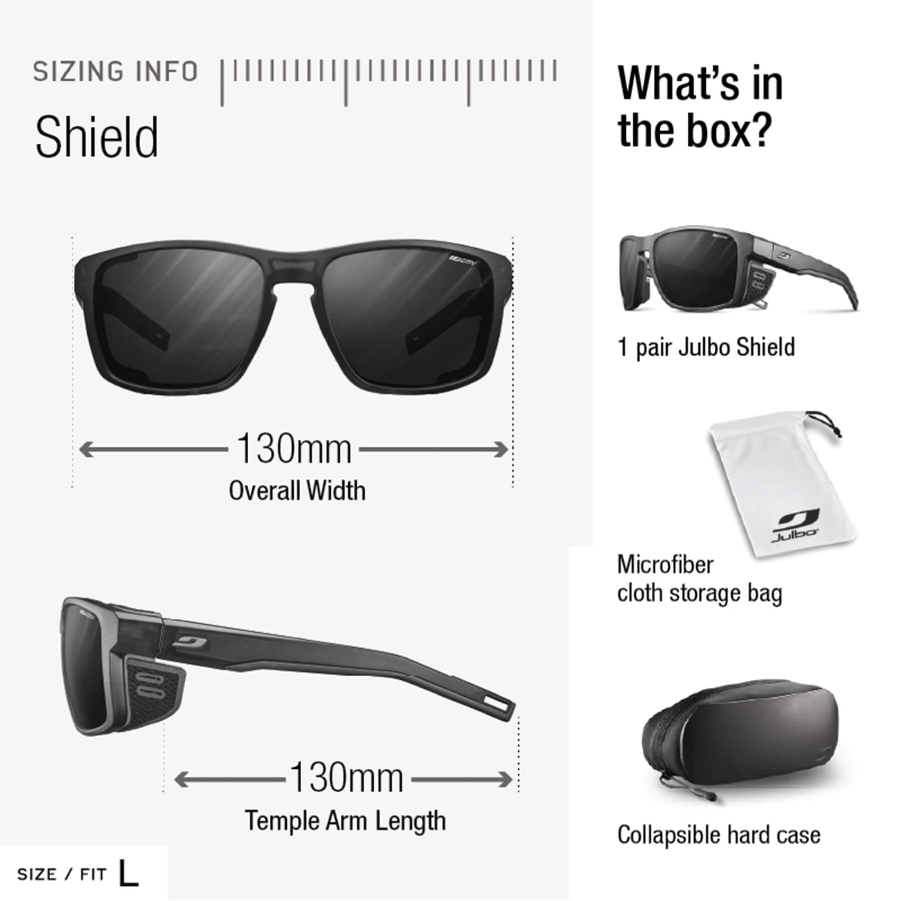 Julbo Shield Sonnenbrille für Herren - Outdoor Shop FluxPerfect