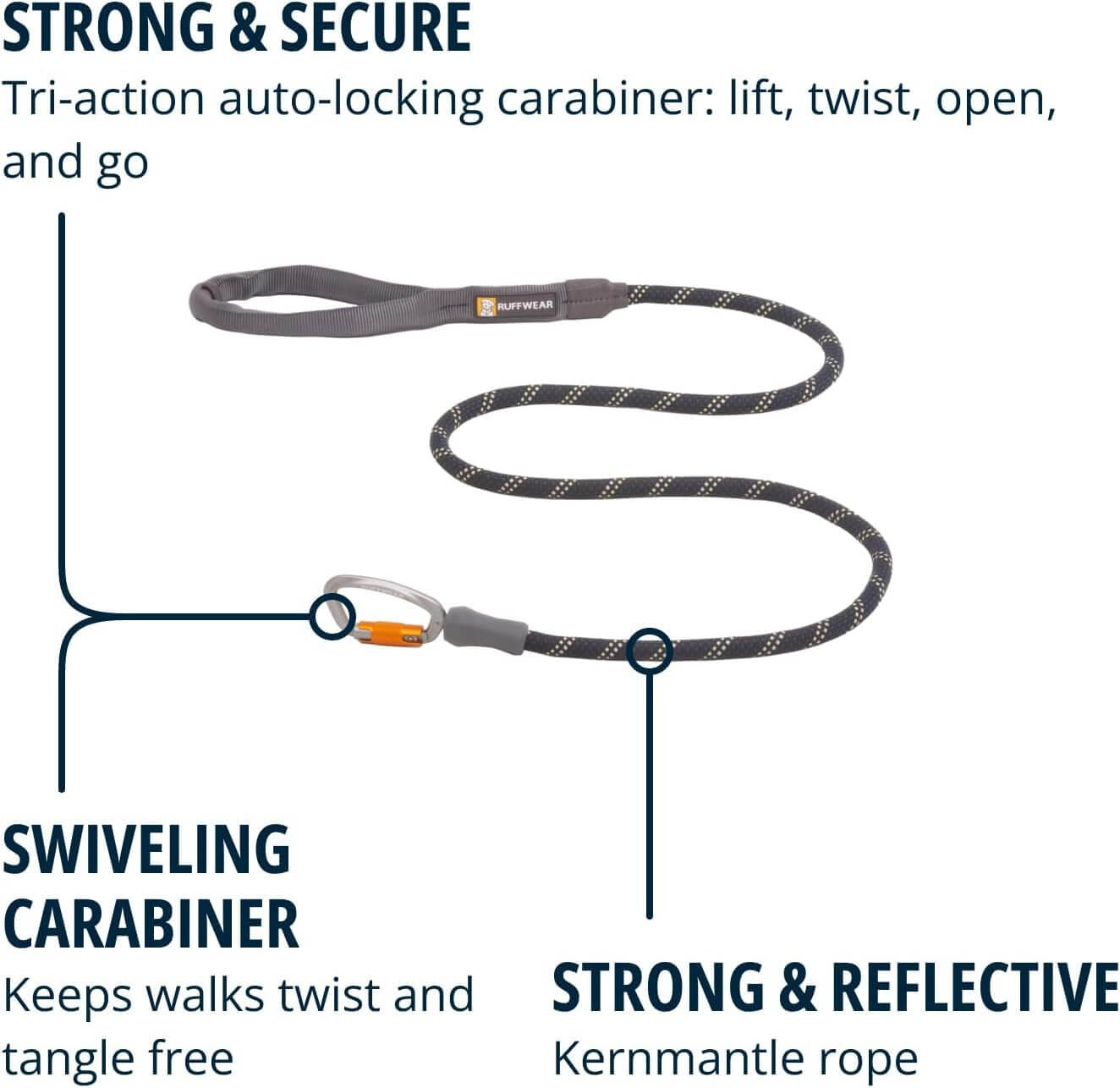 Hundeleine – Ruffwear – Knot-a-Leash