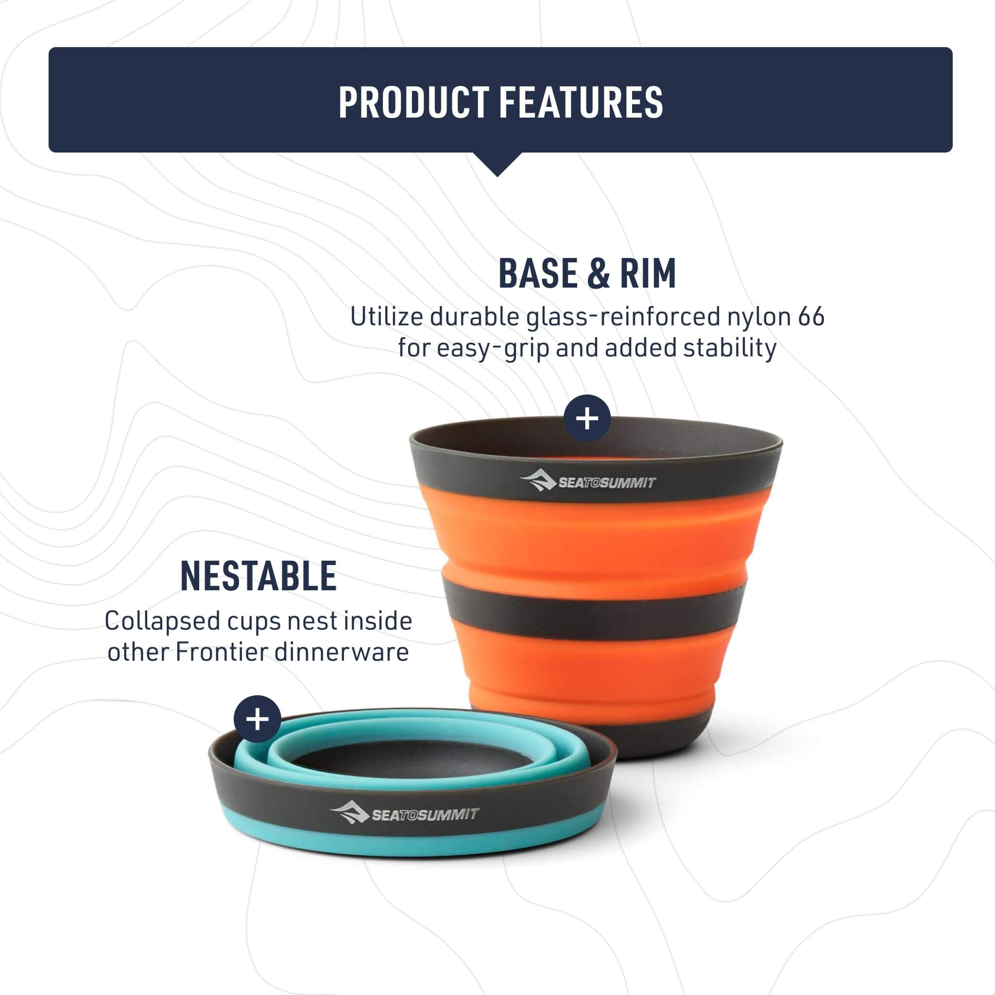 Sea to Summit Frontier UL Falt-Becher - Outdoor Shop FluxPerfect