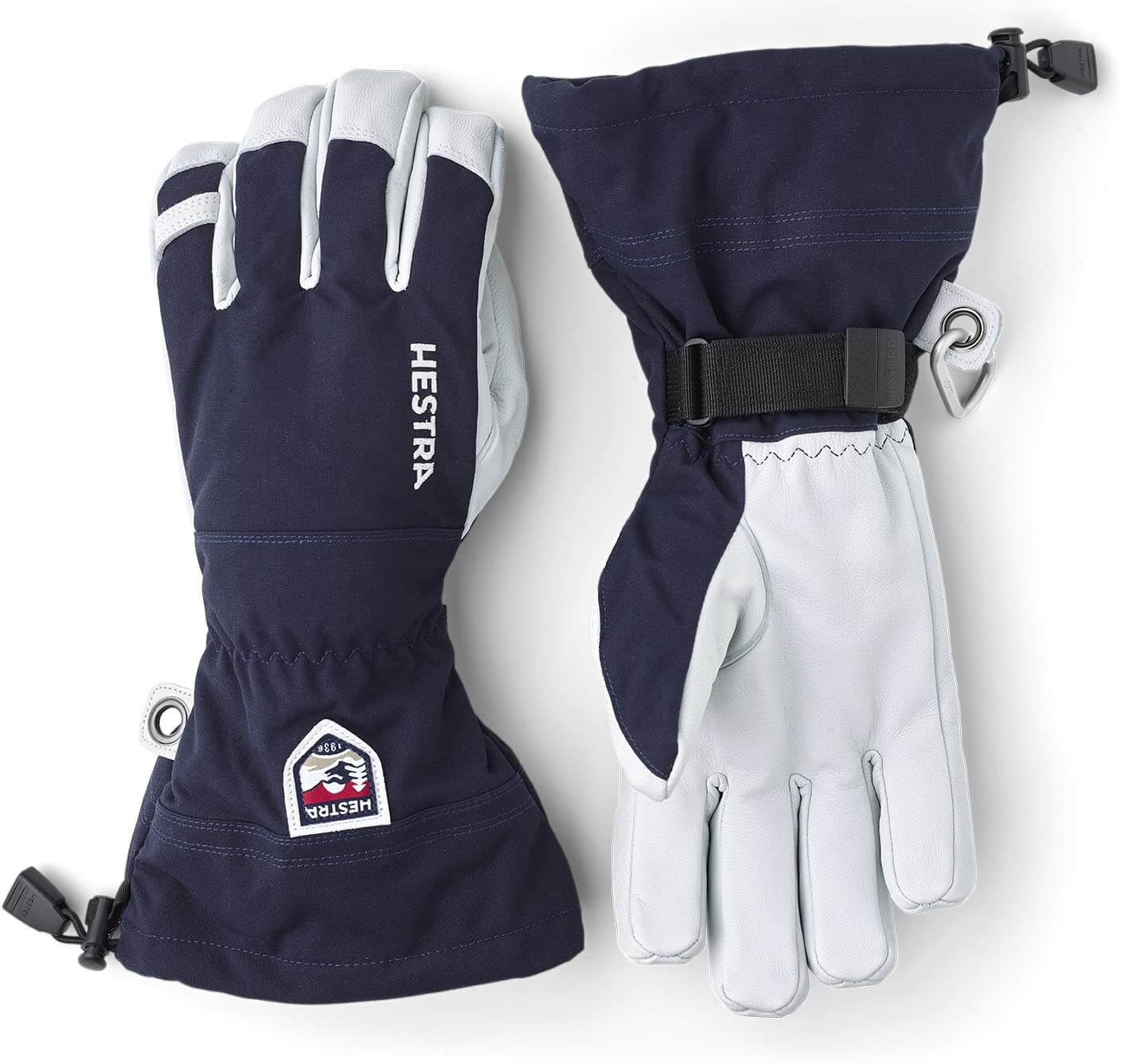 Ski-Handschuhe – Hestra – Heli Ski 5-Finger Navy Gr. 8 (B-Ware) – Navy – 8 – Hestra
