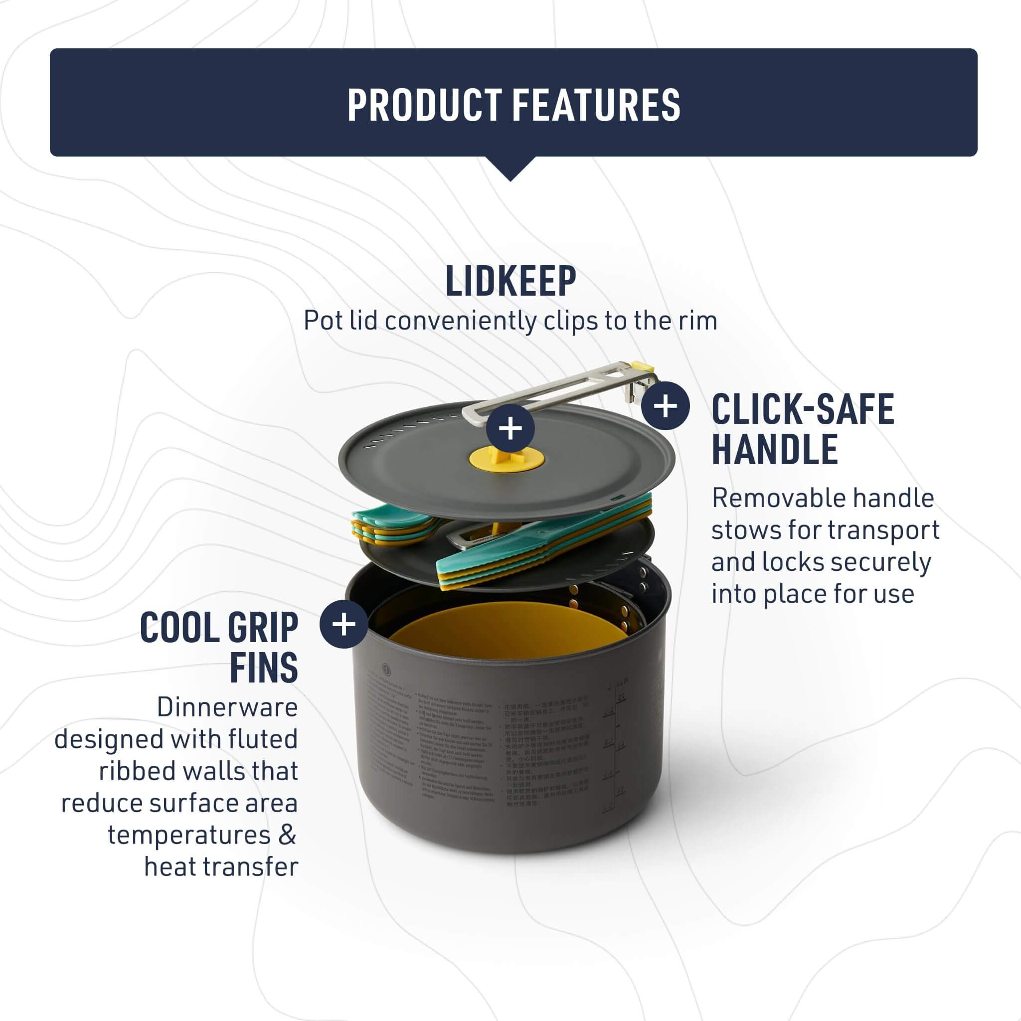Sea to Summit Frontier UL Two Pot Kochset - Outdoor Shop FluxPerfect
