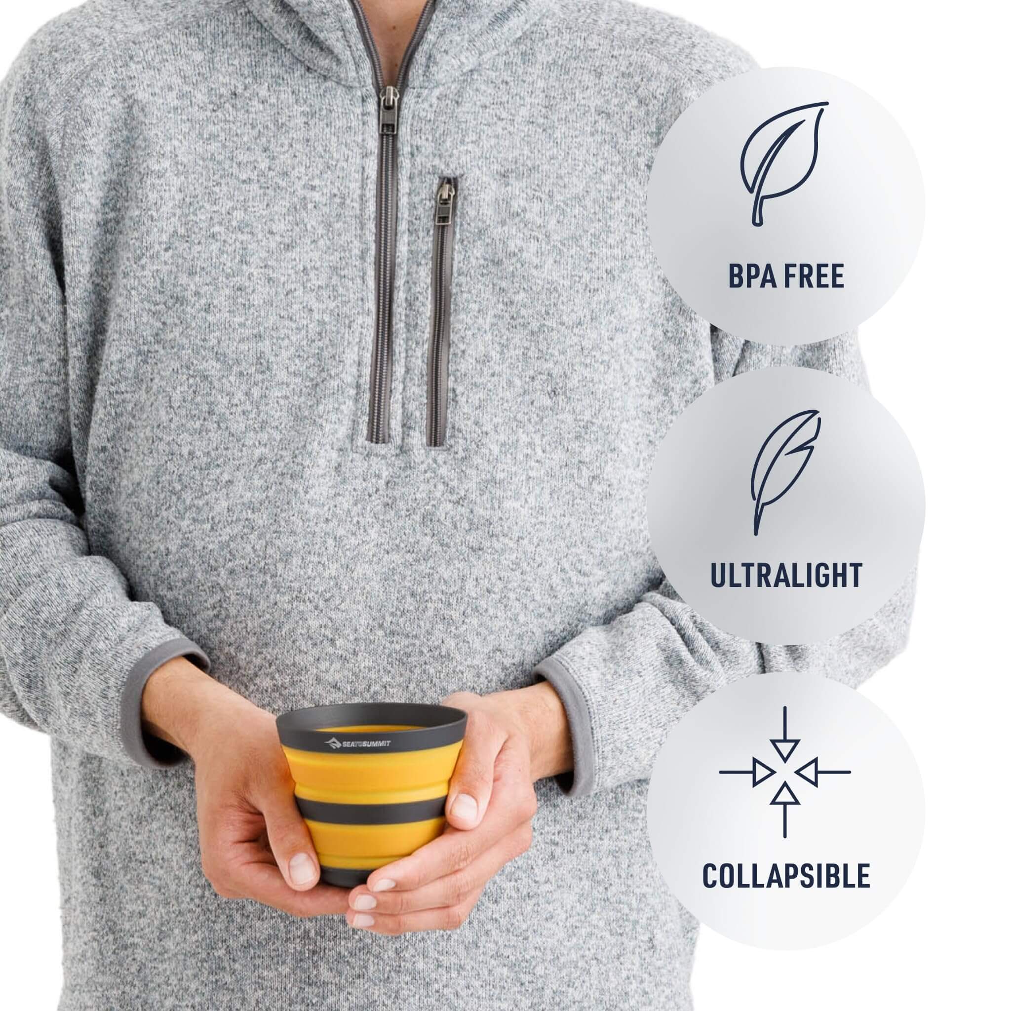 Sea to Summit Frontier UL Falt-Becher - Outdoor Shop FluxPerfect