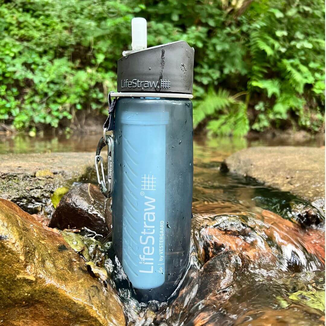 LifeStraw Go Serie BPA-freie Trinkflasche mit Wasserfilter - Outdoor Shop FluxPerfect
