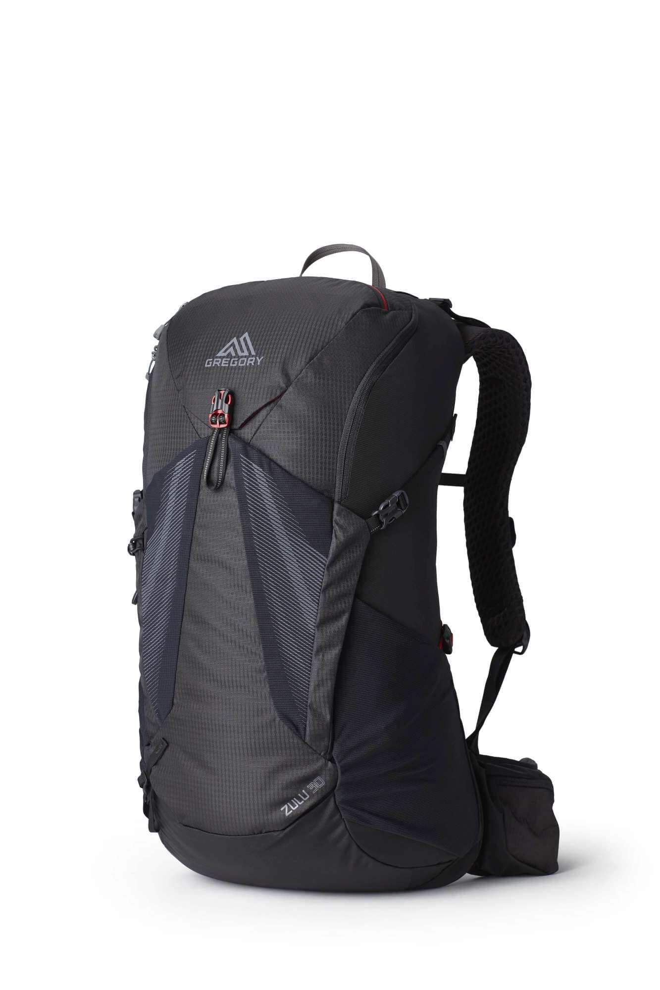 Der Gregory Zulu Rucksack in der Farbe Volcanic Black in der Variante 30L