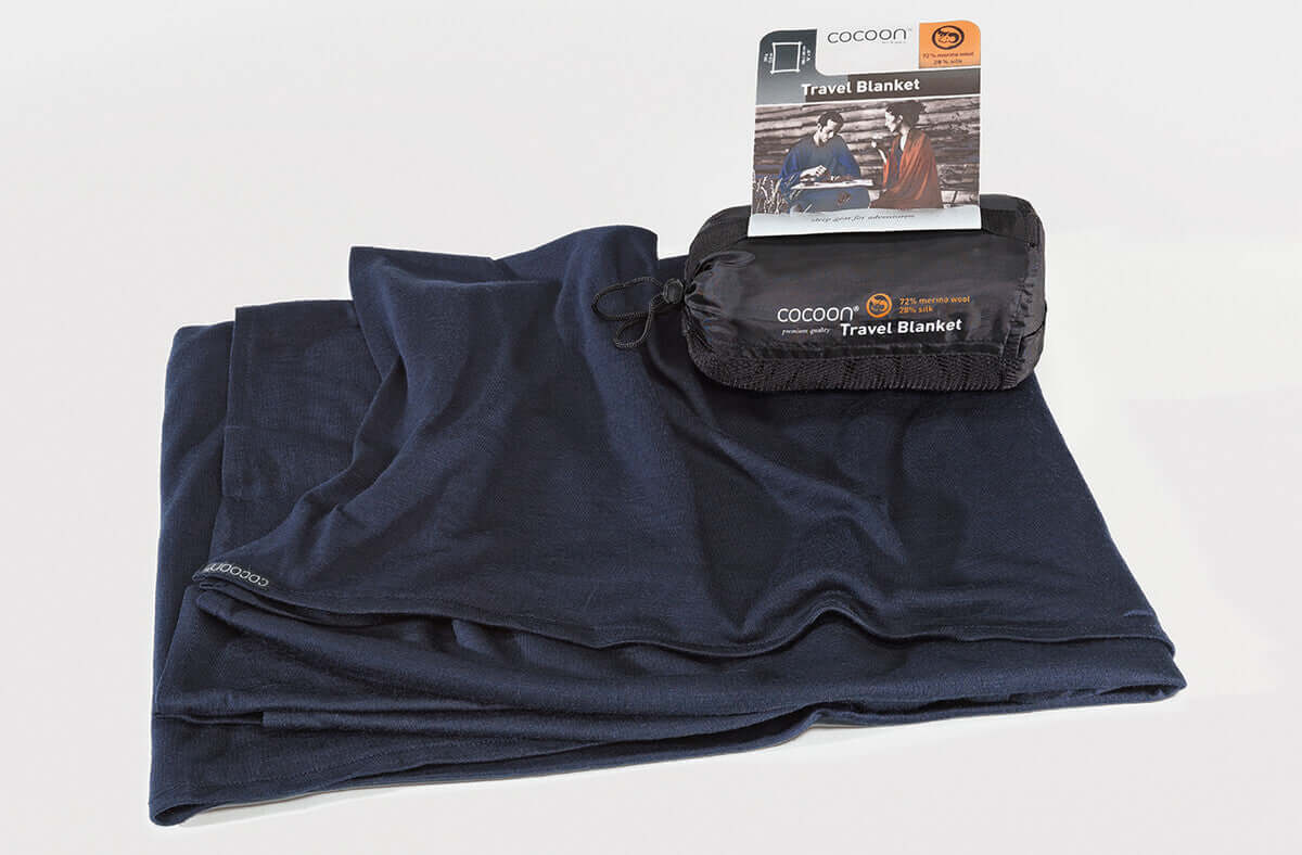 Cocoon Travel Blanket Reisedecke Merinowolle/Seide - Outdoor Shop FluxPerfect