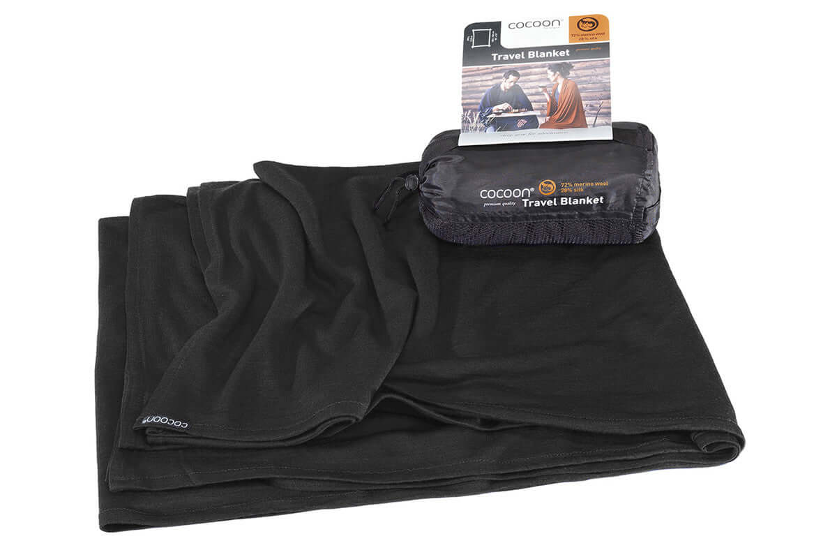 Cocoon Travel Blanket Reisedecke Merinowolle/Seide - Outdoor Shop FluxPerfect
