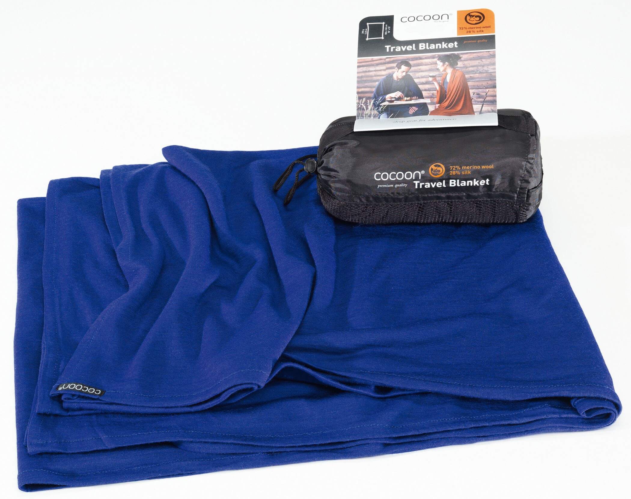 Cocoon Travel Blanket Reisedecke Merinowolle/Seide - Outdoor Shop FluxPerfect