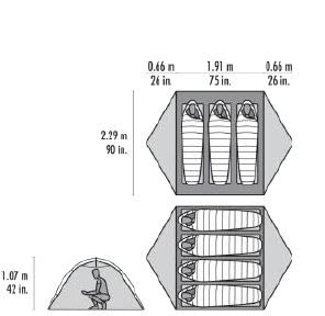 Zelt – MSR – Hubba Hubba LT 3 – MSR – Bild 7