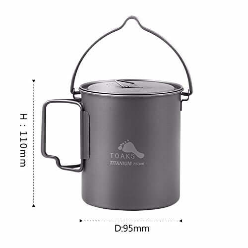 TOAKS Titan Kochtopf - Outdoor Shop FluxPerfect