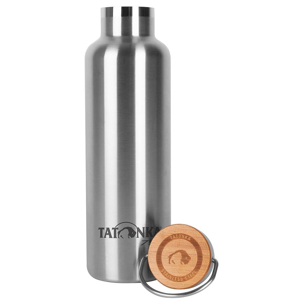 Trinkflasche – Tatonka – Edelstahl Hot + Cold Stuff Bamboo Lid