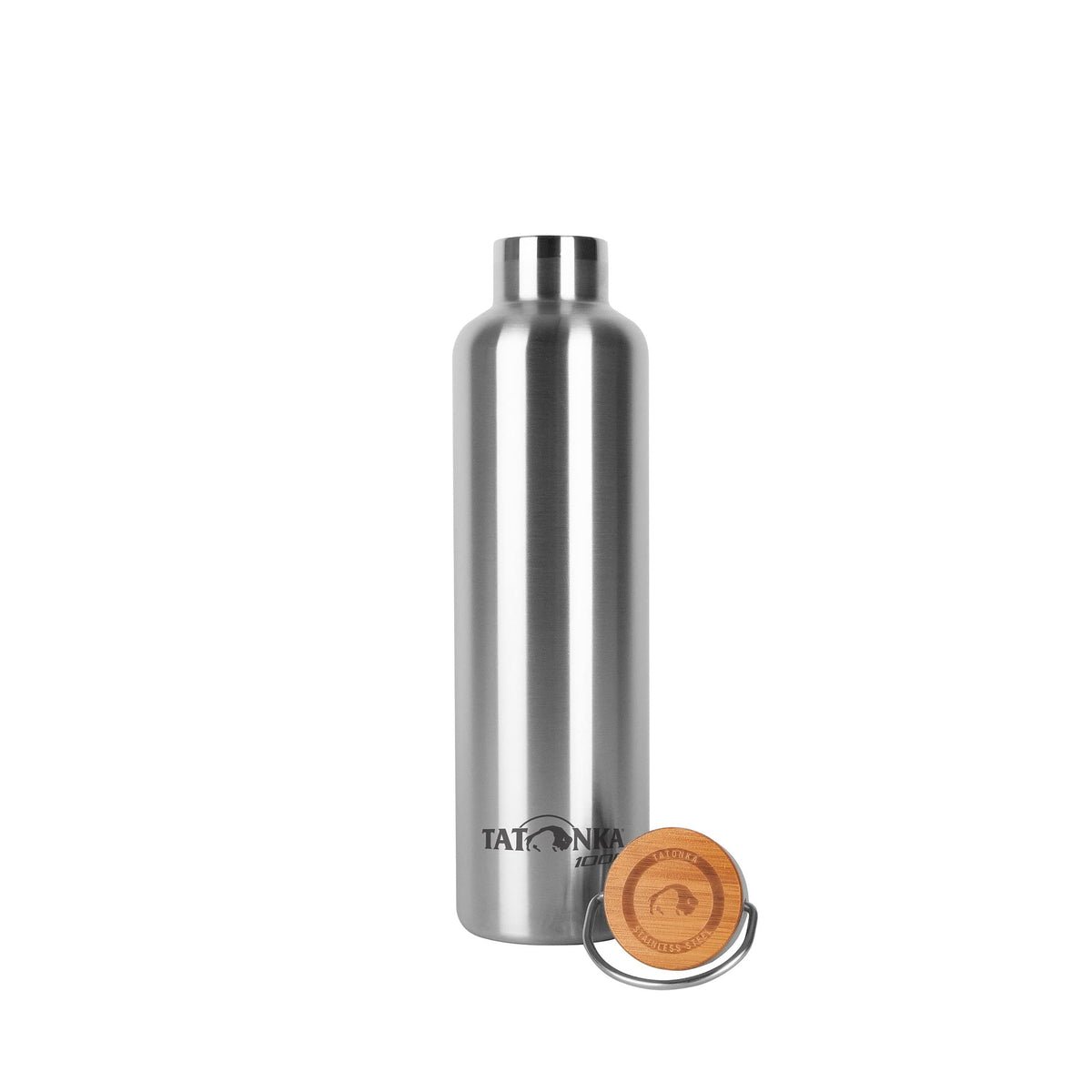 Trinkflasche – Tatonka – Edelstahl Hot + Cold Stuff Bamboo Lid