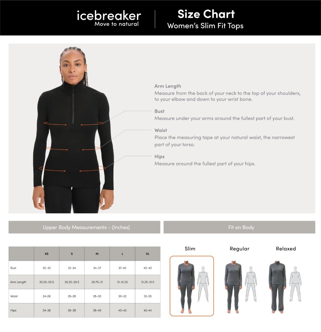 Langarm-Shirt – Icebreaker – W 175 Everyday LS Half Zip