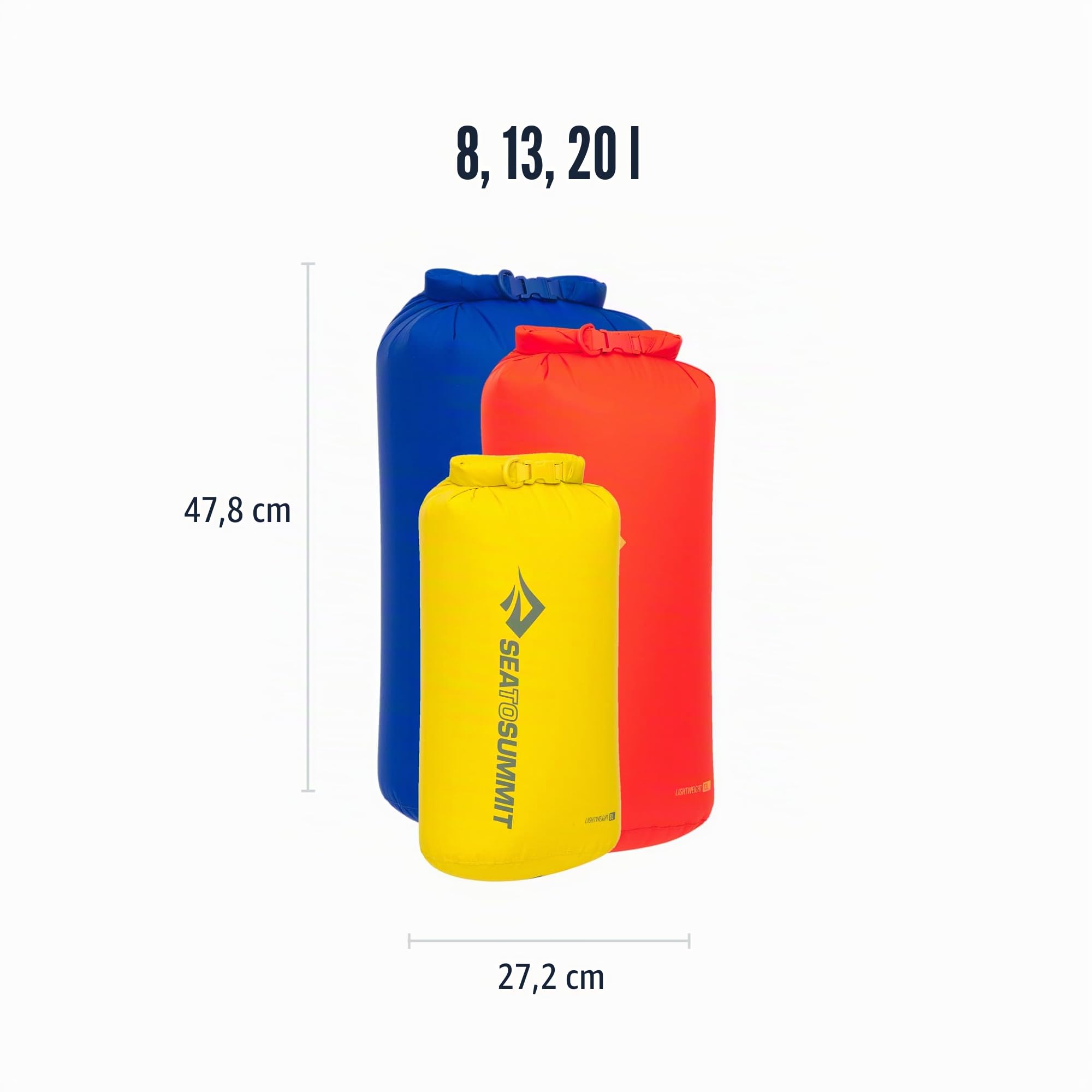 Dry Bag Set – Sea to Summit – Lightweight 8, 13, 20l – Sea to Summit – Bild 5