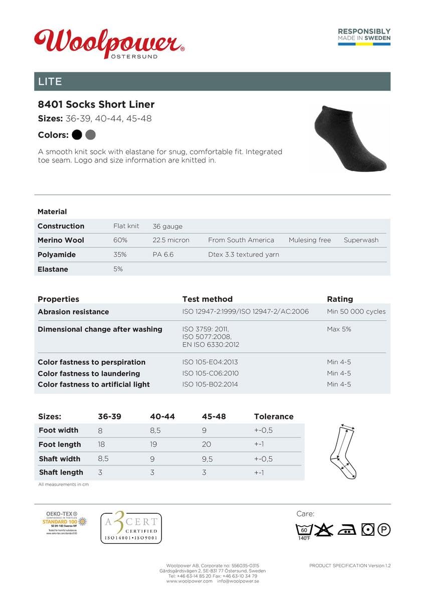 Füßlinge – Woolpower – Liner Socks Short