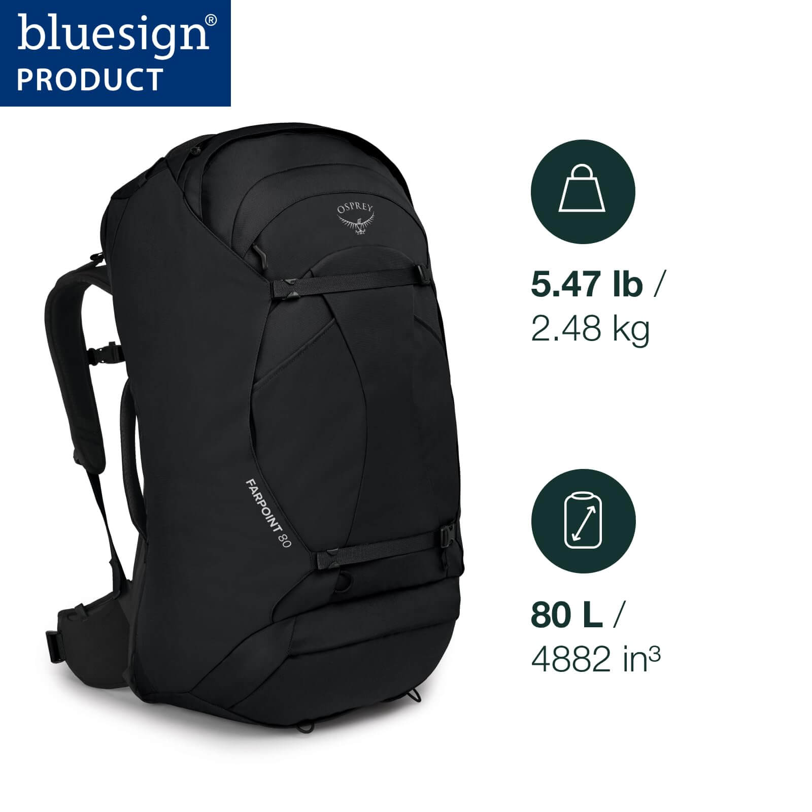 Osprey Farpoint 80 Reiserucksack Herren - Outdoor Shop FluxPerfect