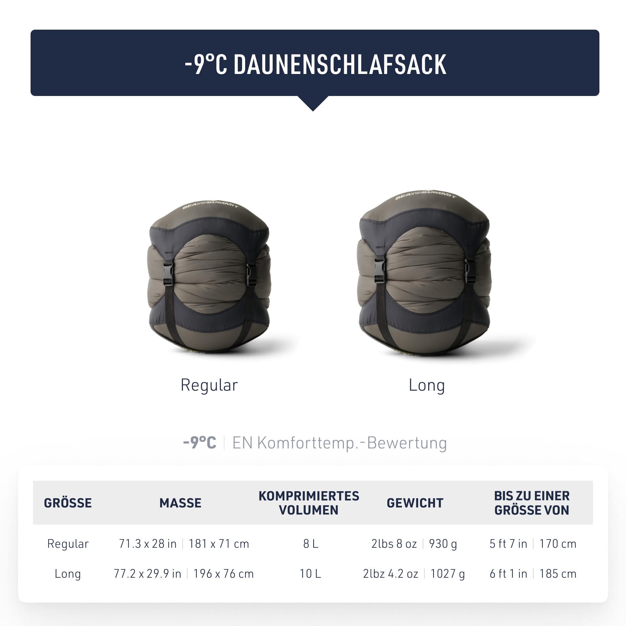 Daunenschlafsack – Sea to Summit – Spark Women's Ultralight Regular