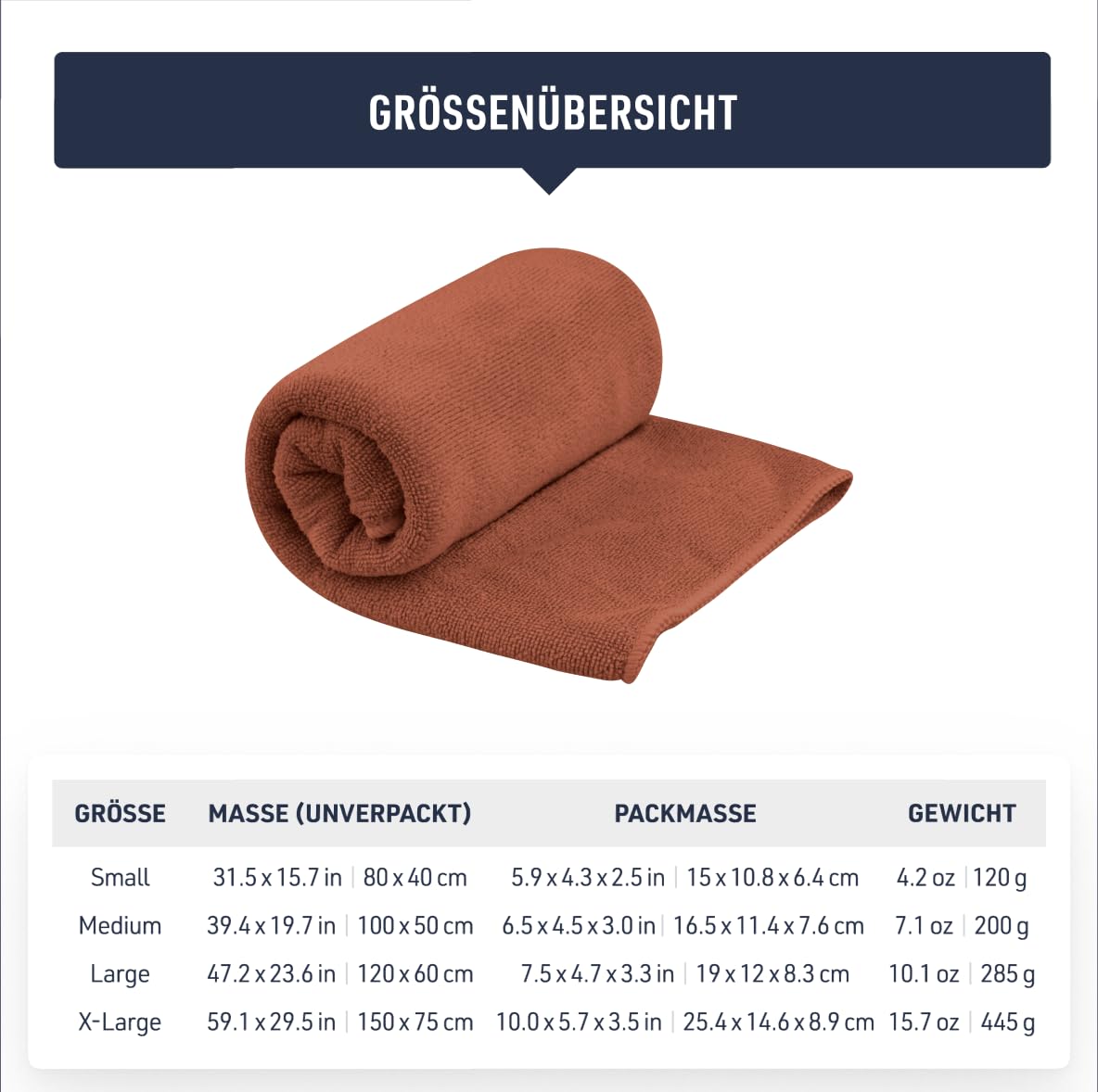 Handtuch – Sea to Summit – Tek Towel