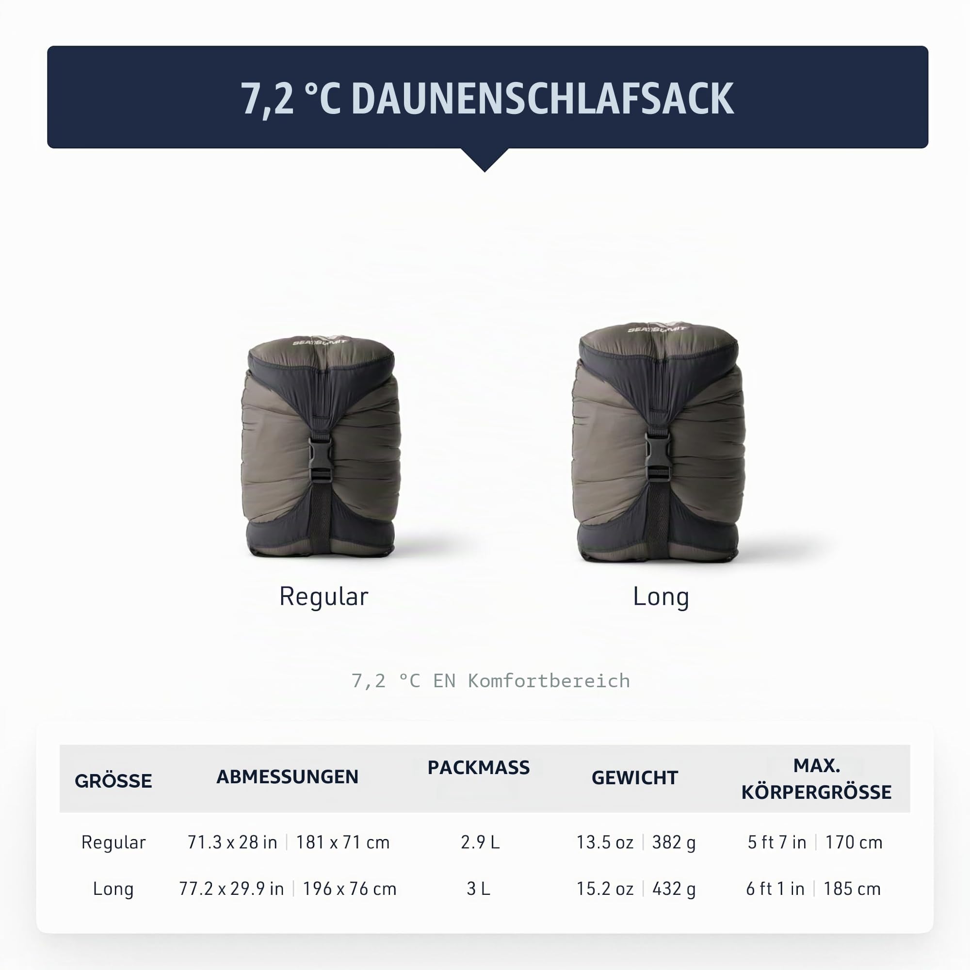 Daunenschlafsack – Sea to Summit – Spark Women's Ultralight Regular