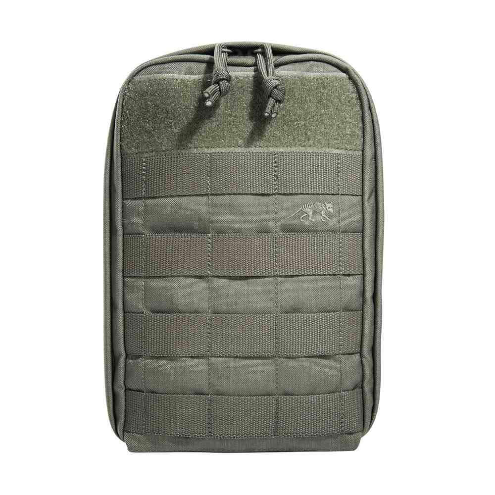 Tasmanian Tiger TT Tac Pouch 7 Universelle Rucksack Zusatz-Tasche Molle-Kompatibel 24 x 15 x 5,5 cm, Steingrau-Oliv IRR