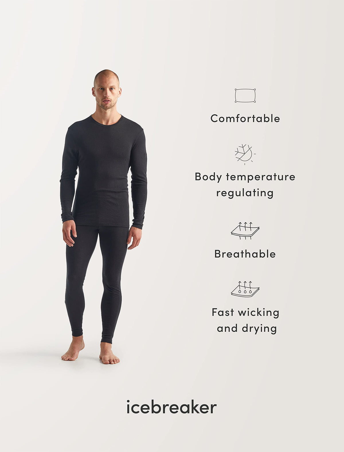 Funktionshose – Icebreaker – 260 Tech Leggings w Fly