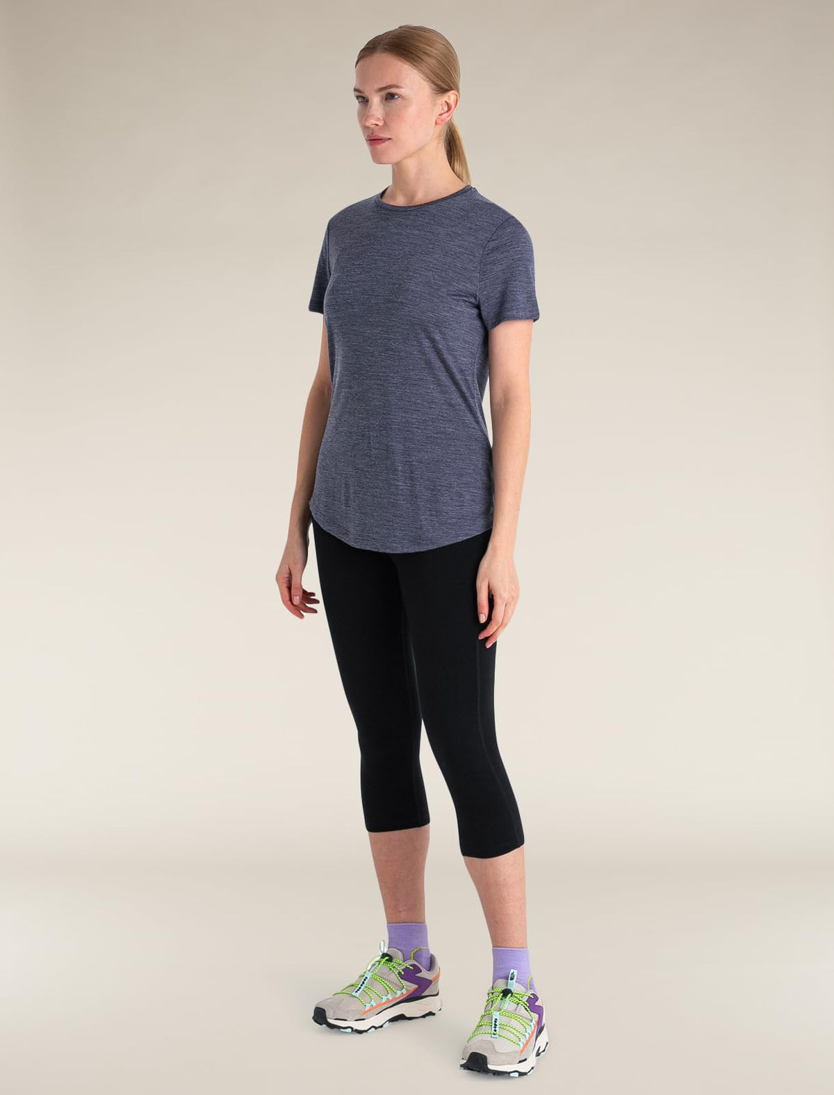 Funktionsshirt – Icebreaker – Sphere III Midnight Navy Hthr