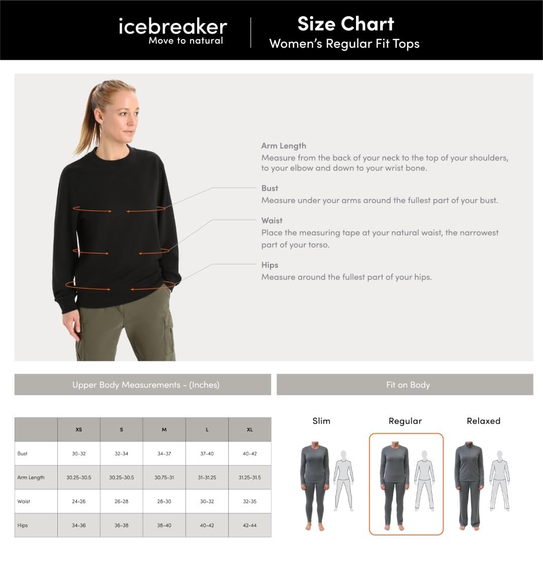 Funktionsshirt – Icebreaker – Damen 260 Tech LS Crewe