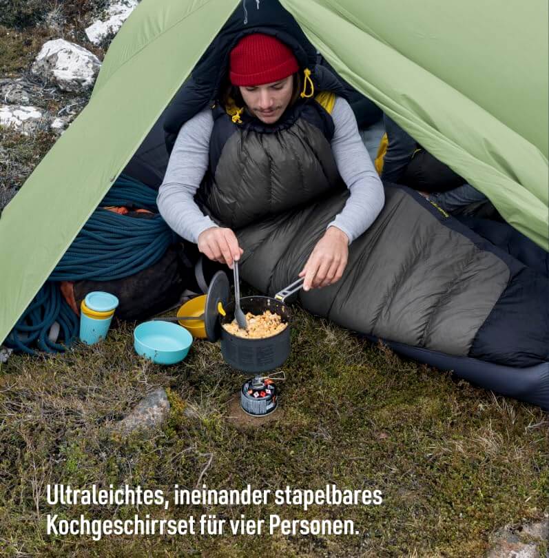 Sea to Summit Frontier Ultraleichtes Kochset mit zwei Töpfen