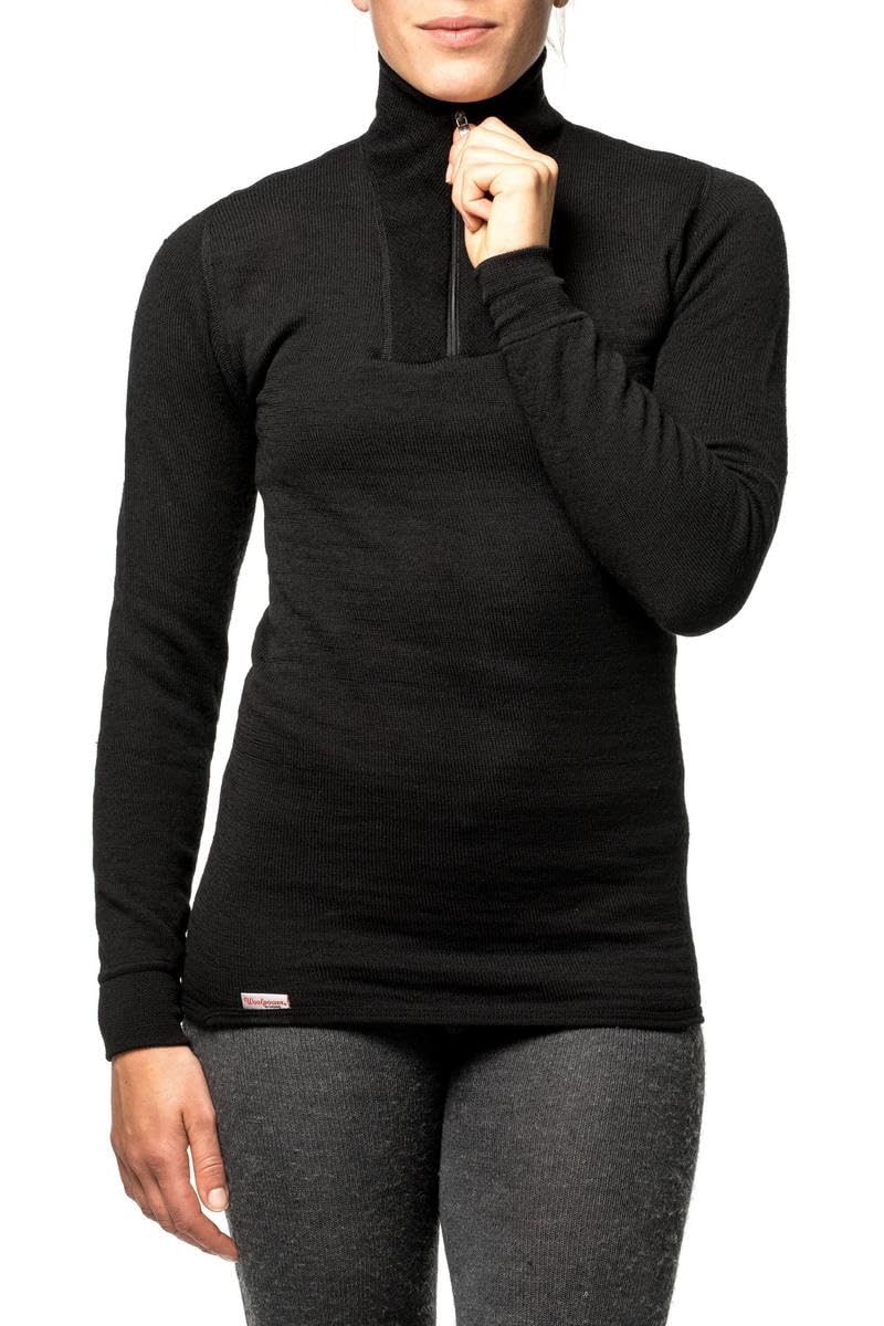 Merino Langarmshirt Unisex – Woolpower – Zip Turtleneck 200 – Woolpower – Bild 3