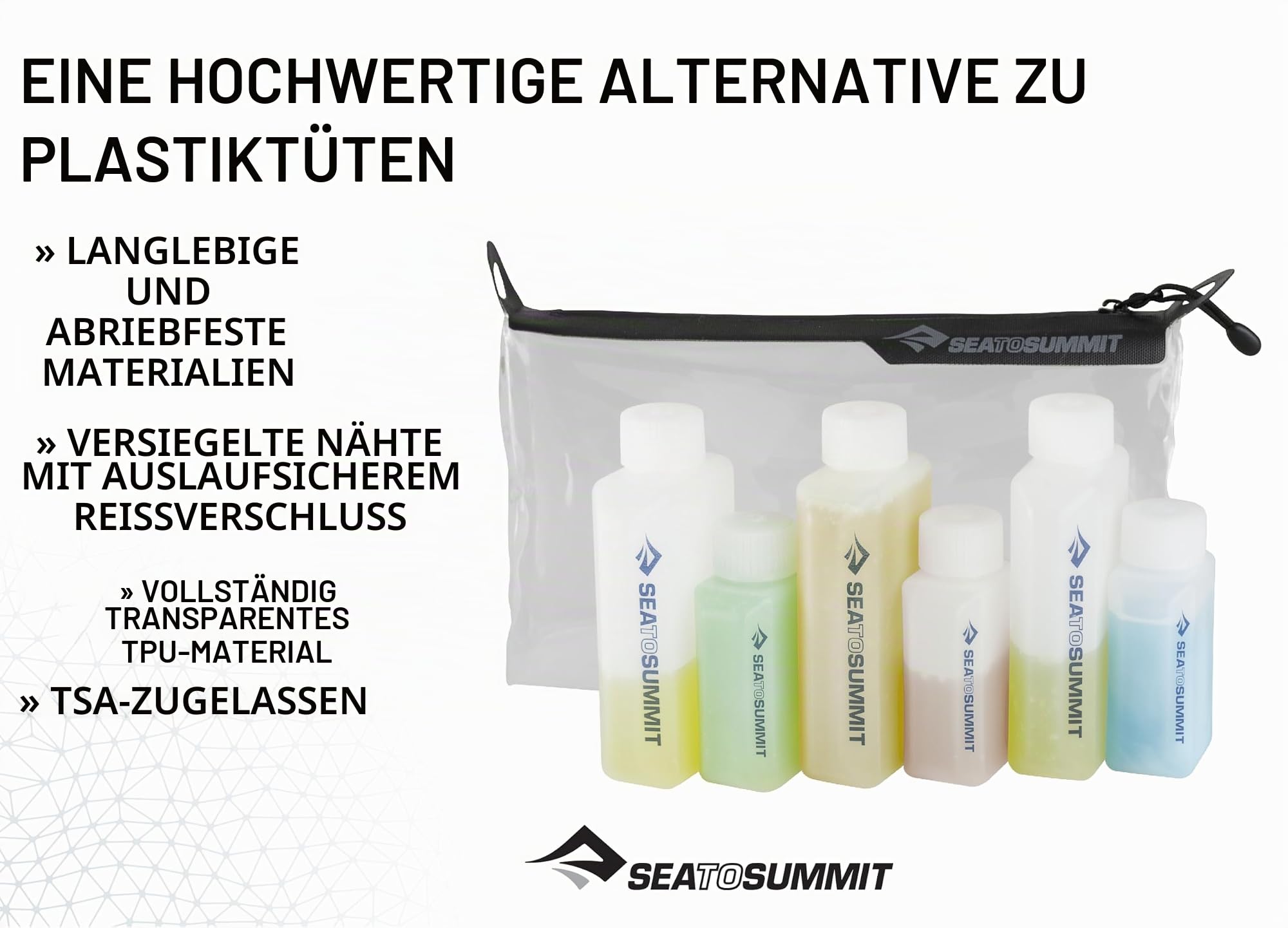 Toilettenartikel-Tasche – Sea to Summit – Transparent TPU