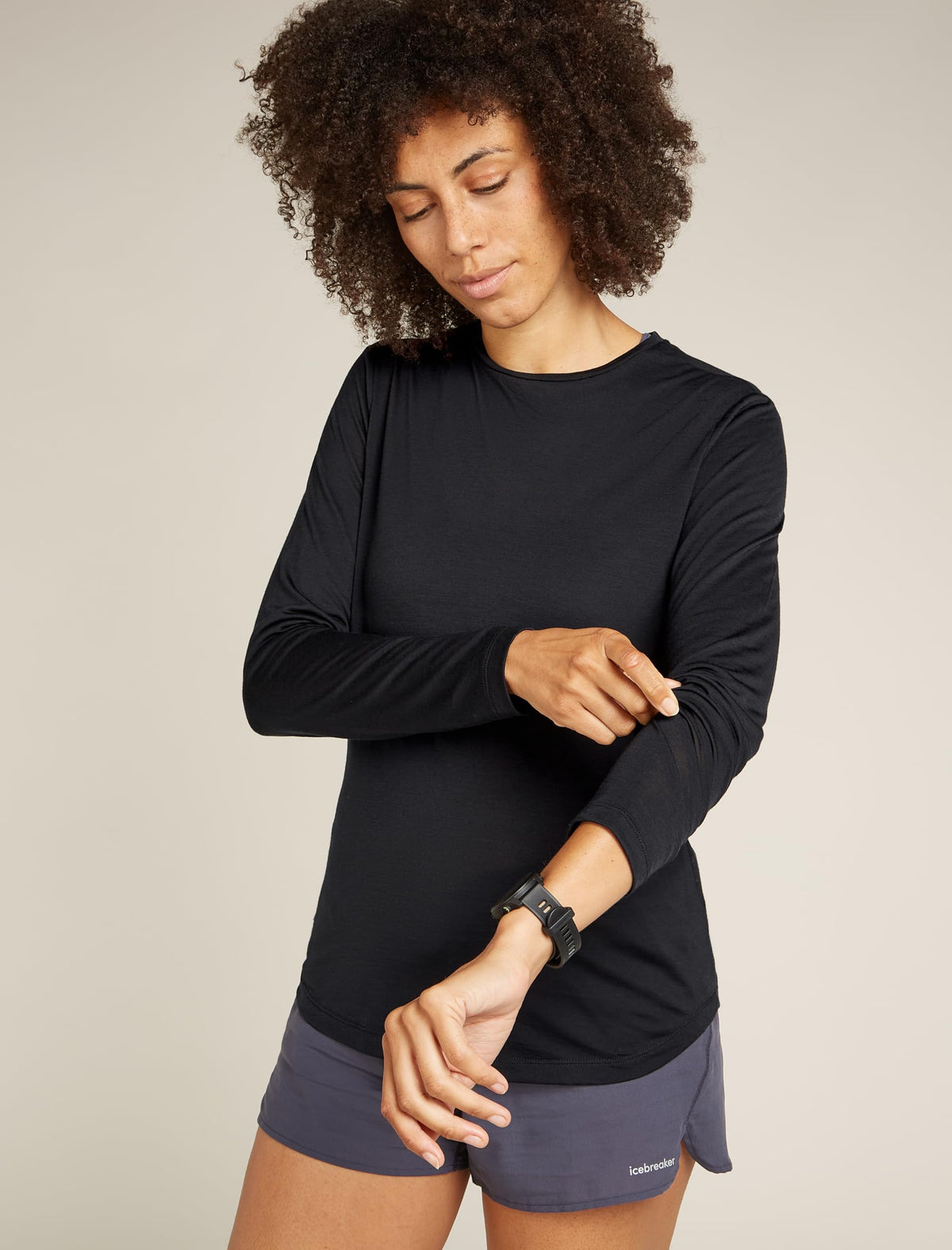 Langarmshirt – Icebreaker – W Mer 125 Cool-Lite Sphere III LS Tee