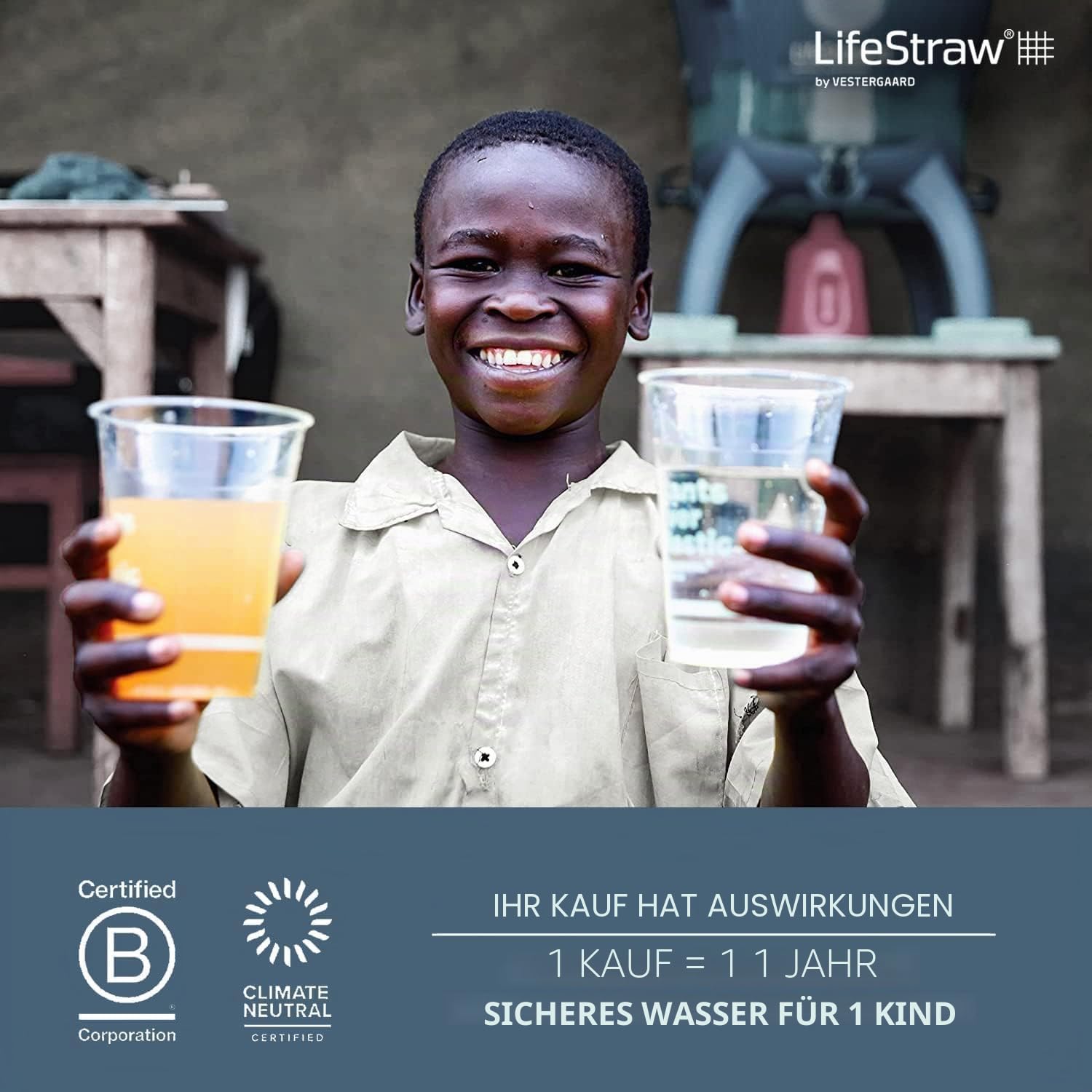 Wasserfilter-Strohhalm – LifeStraw – Peak Series