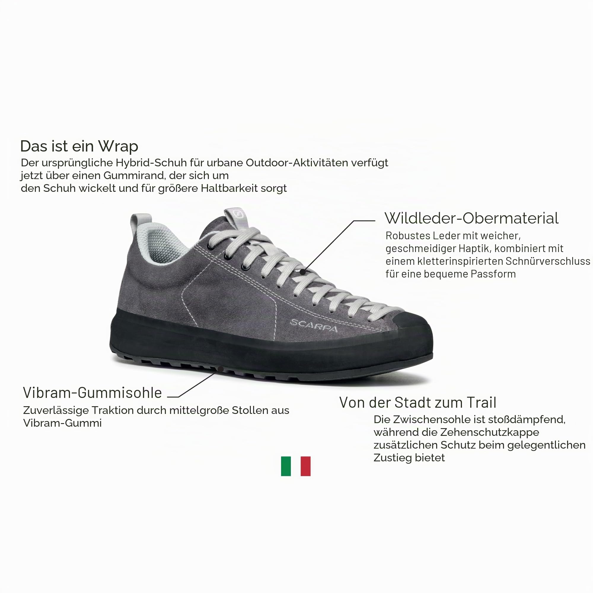 Zustiegsschuh – Scarpa – Mojito Wrap graphite