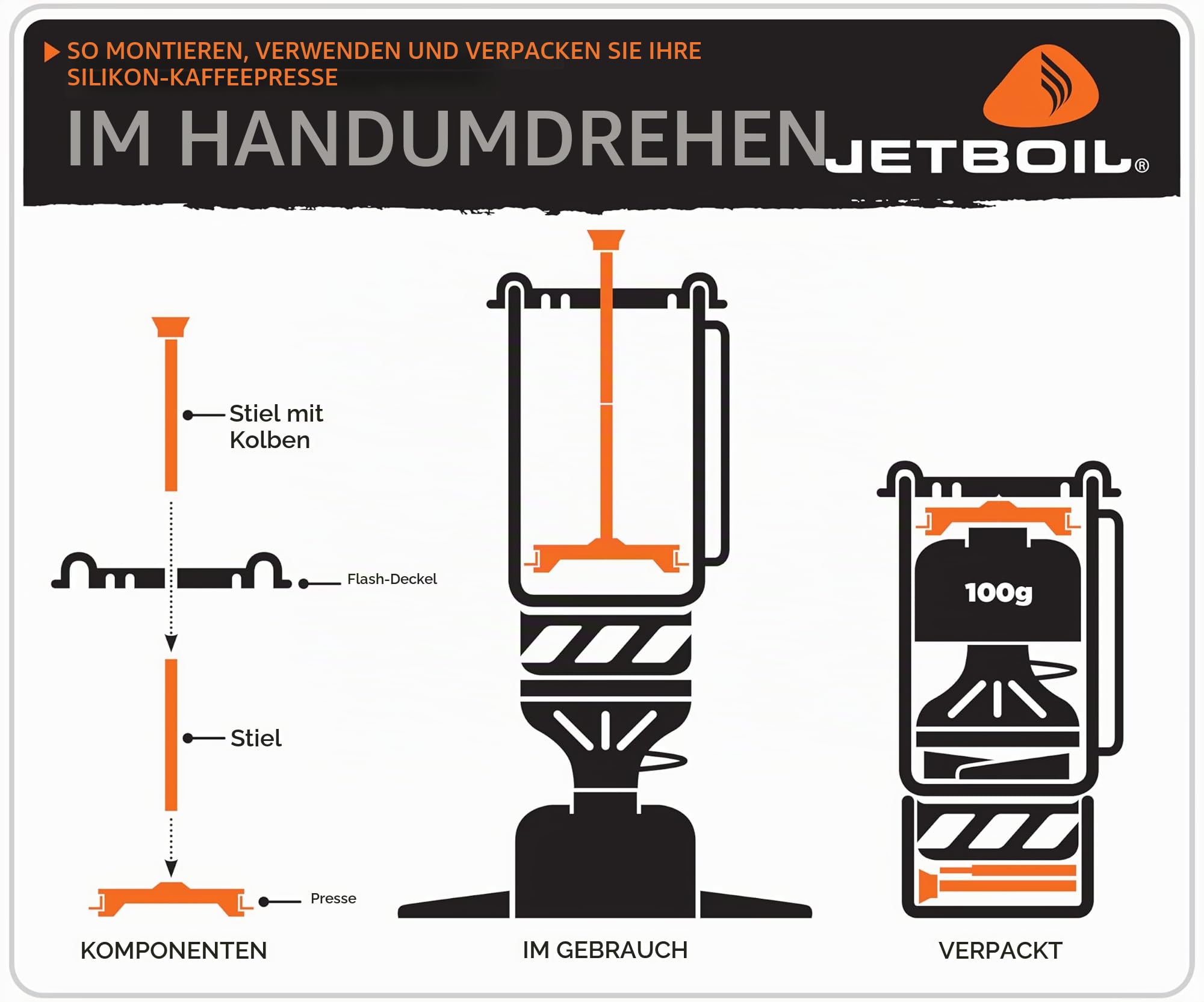 Kaffeebereiter – Jetboil – Silikon French Press – Jetboil – Bild 6