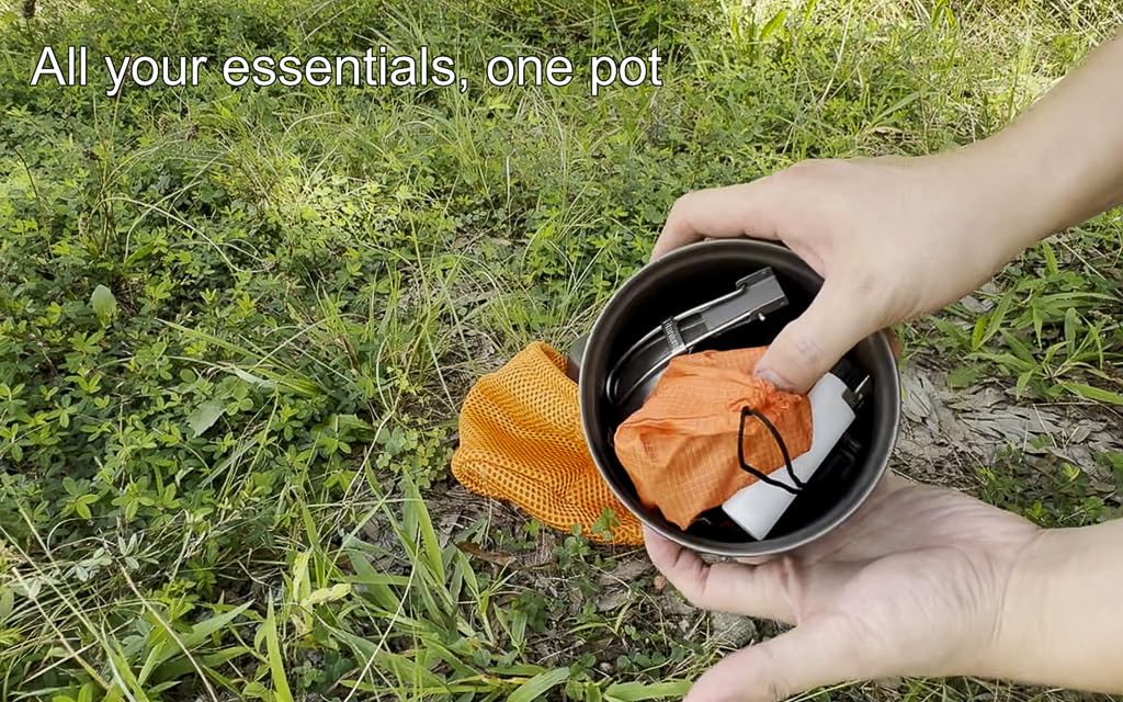 Kochgeschirr – TOAKS – Titanium Pot with Pan 1100 ml