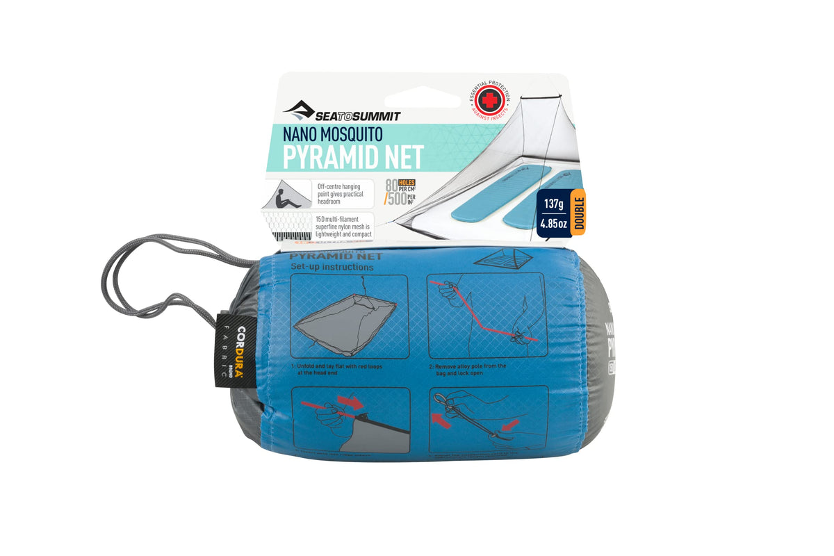 Moskitonetz – Sea to Summit – Mosquitera Pirámide NANO Doble