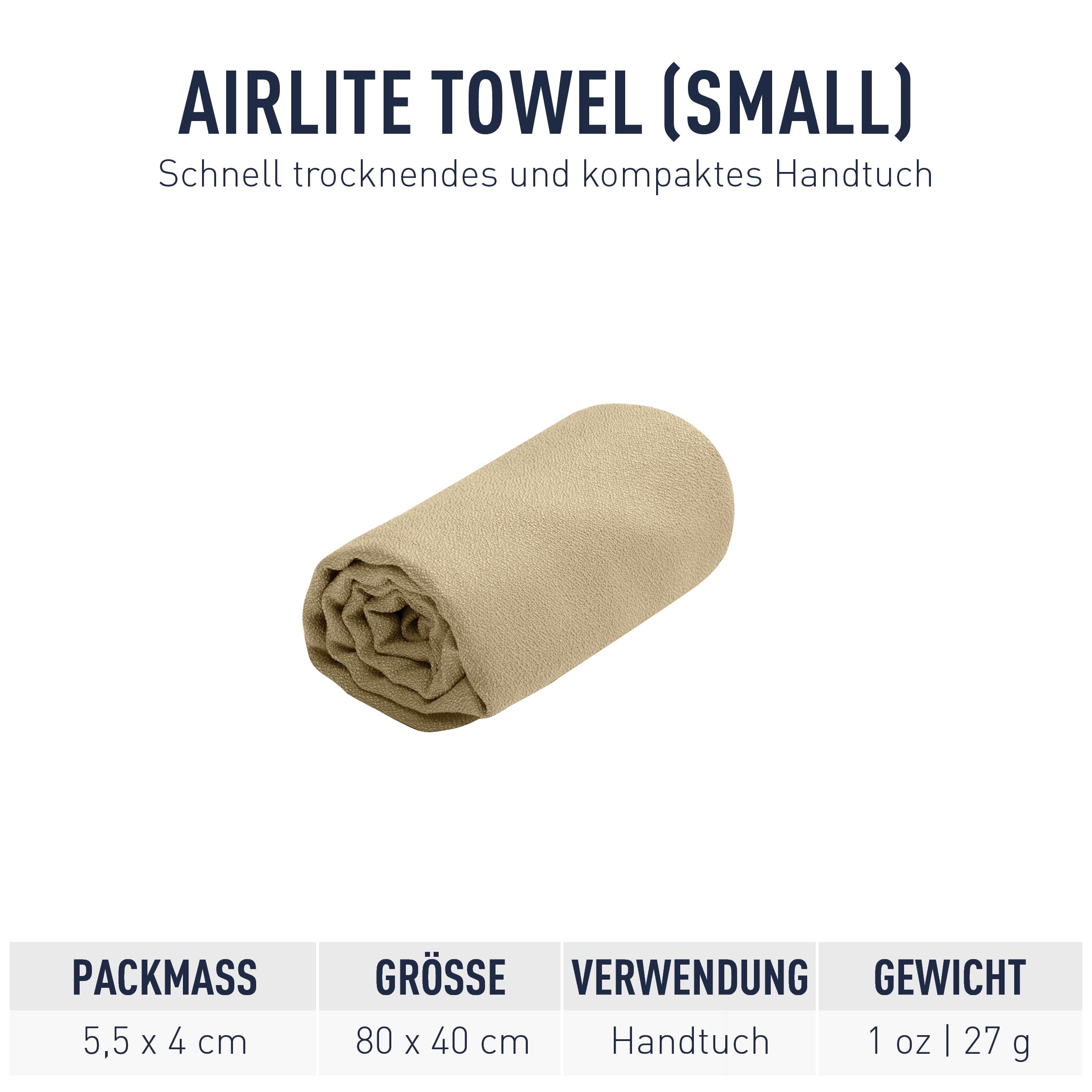 Reisehandtuch – Sea to Summit – Airlite Towel S