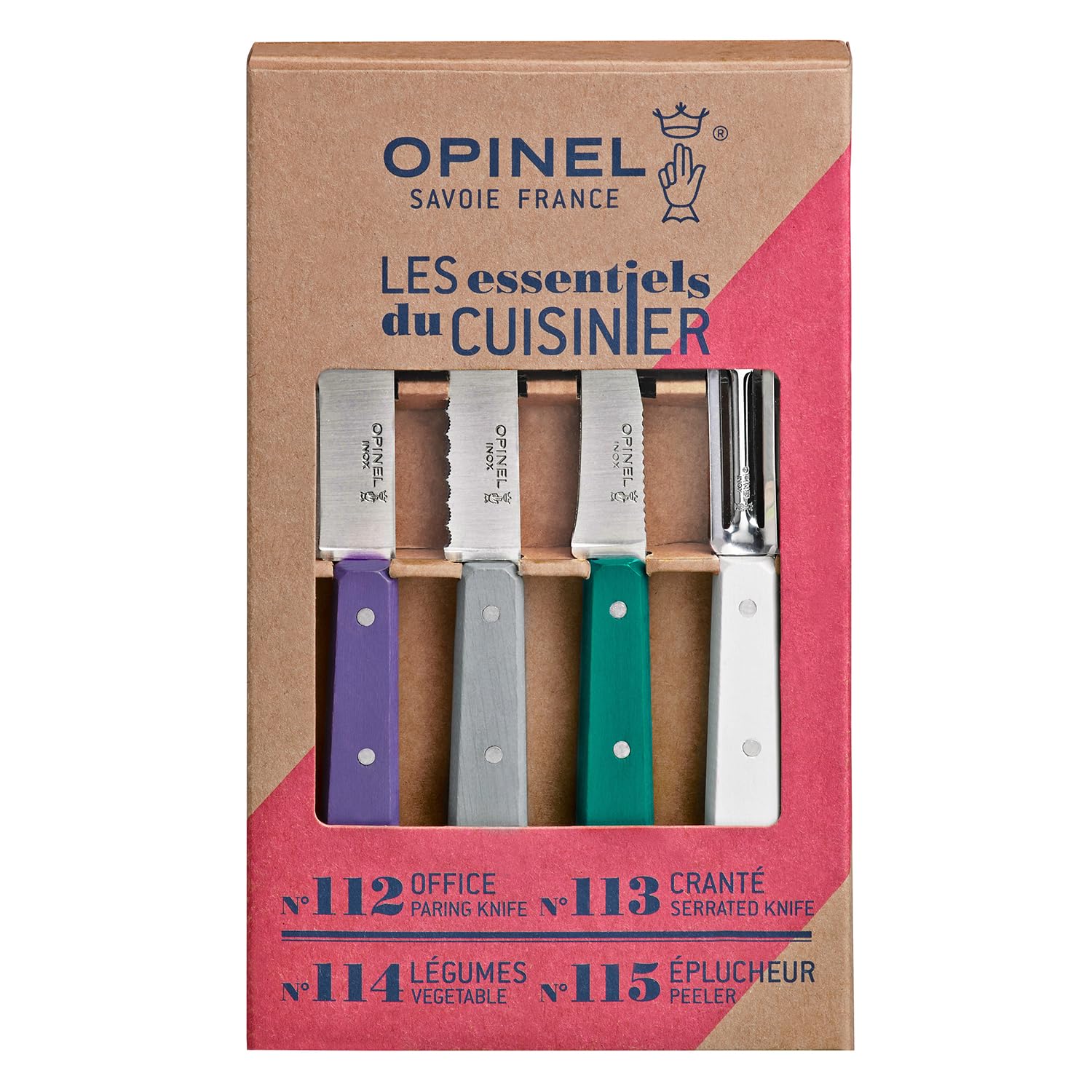 Küchenmesser-Set – Opinel – Essentials 4-teilig