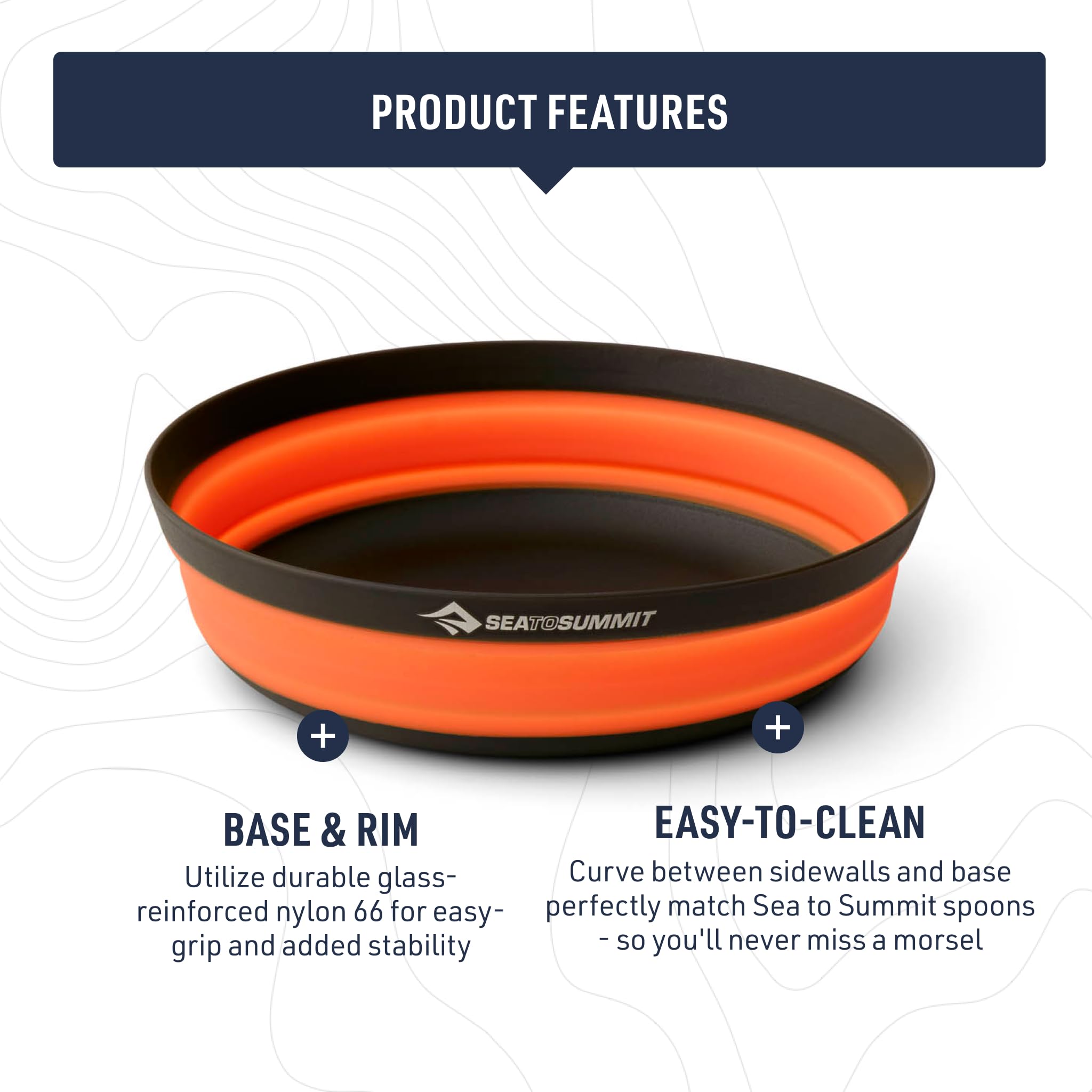 Falt-Schüssel – Sea to Summit – Frontier UL Collapsible Bowl Large – Sea to Summit – Bild 3