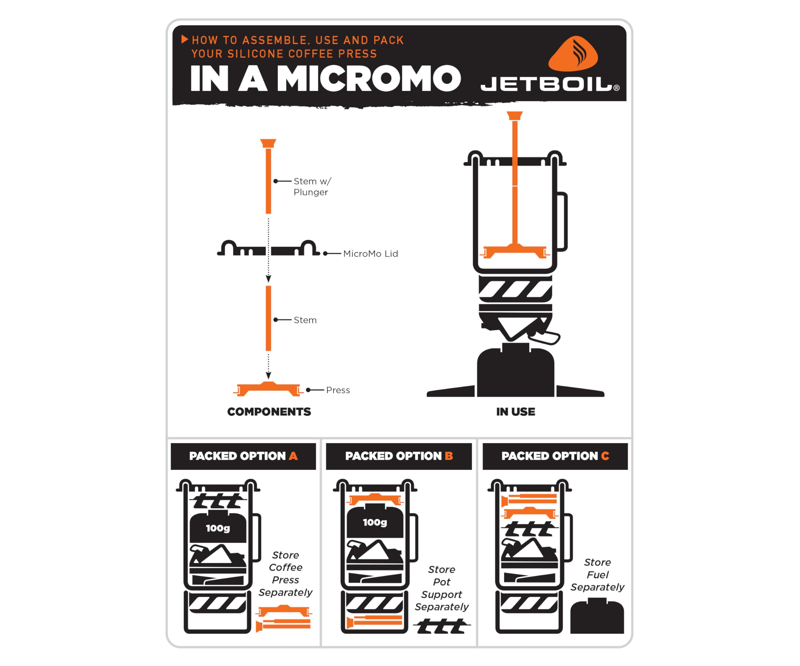 Kaffeebereiter – Jetboil – Silikon French Press – Jetboil – Bild 7