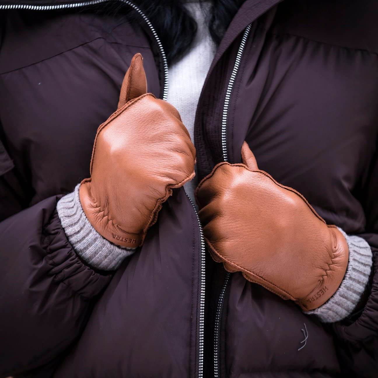 handschuhe leder fäustlinge Handschuhe – Hestra – Tina Fäustlinge