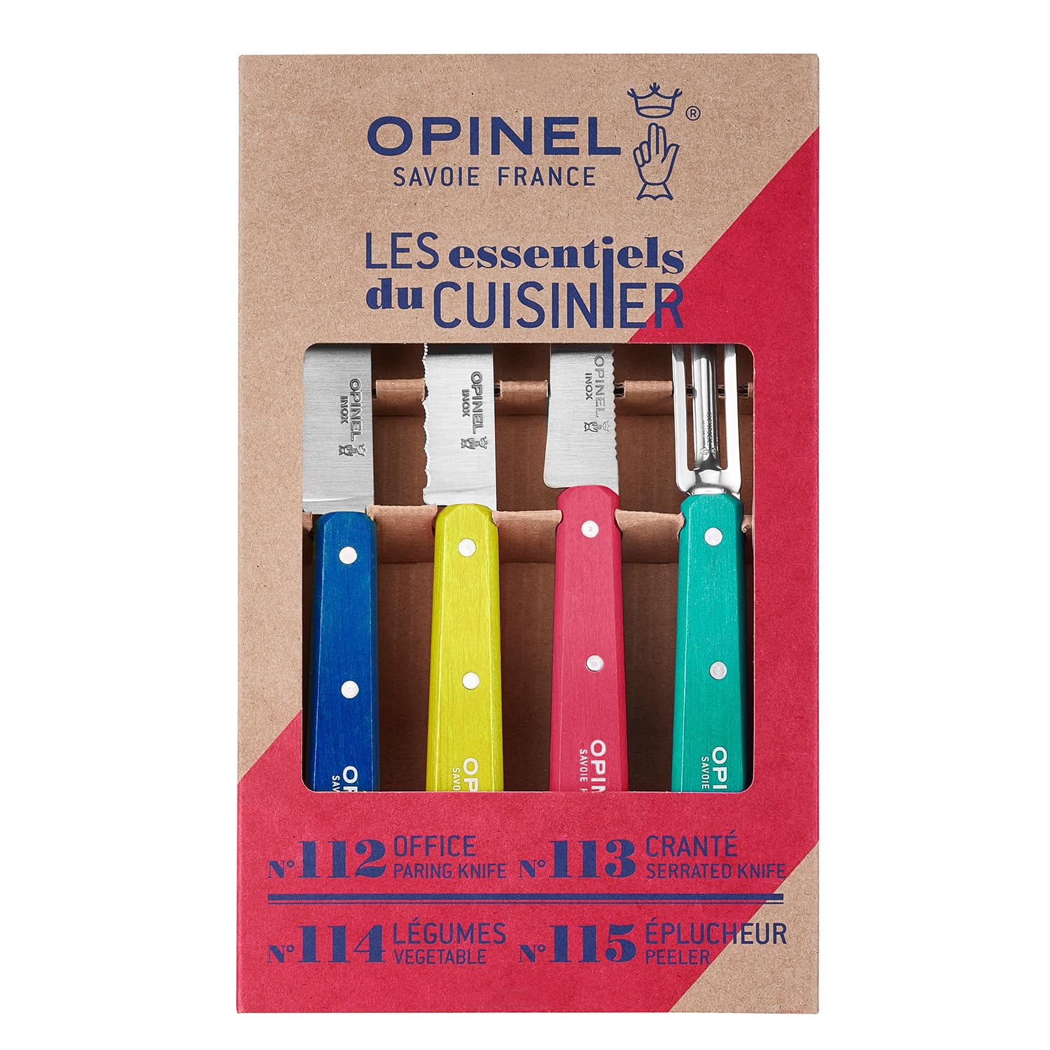 Küchenmesser-Set – OPINEL – Les Essentials 4-teilig