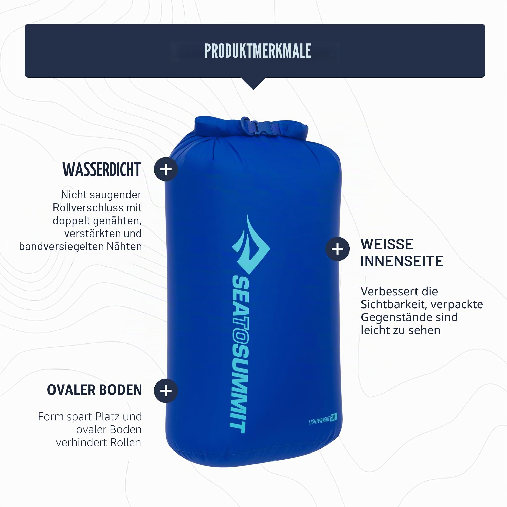 Dry Bag Set – Sea to Summit – Lightweight 8, 13, 20l – Sea to Summit – Bild 3