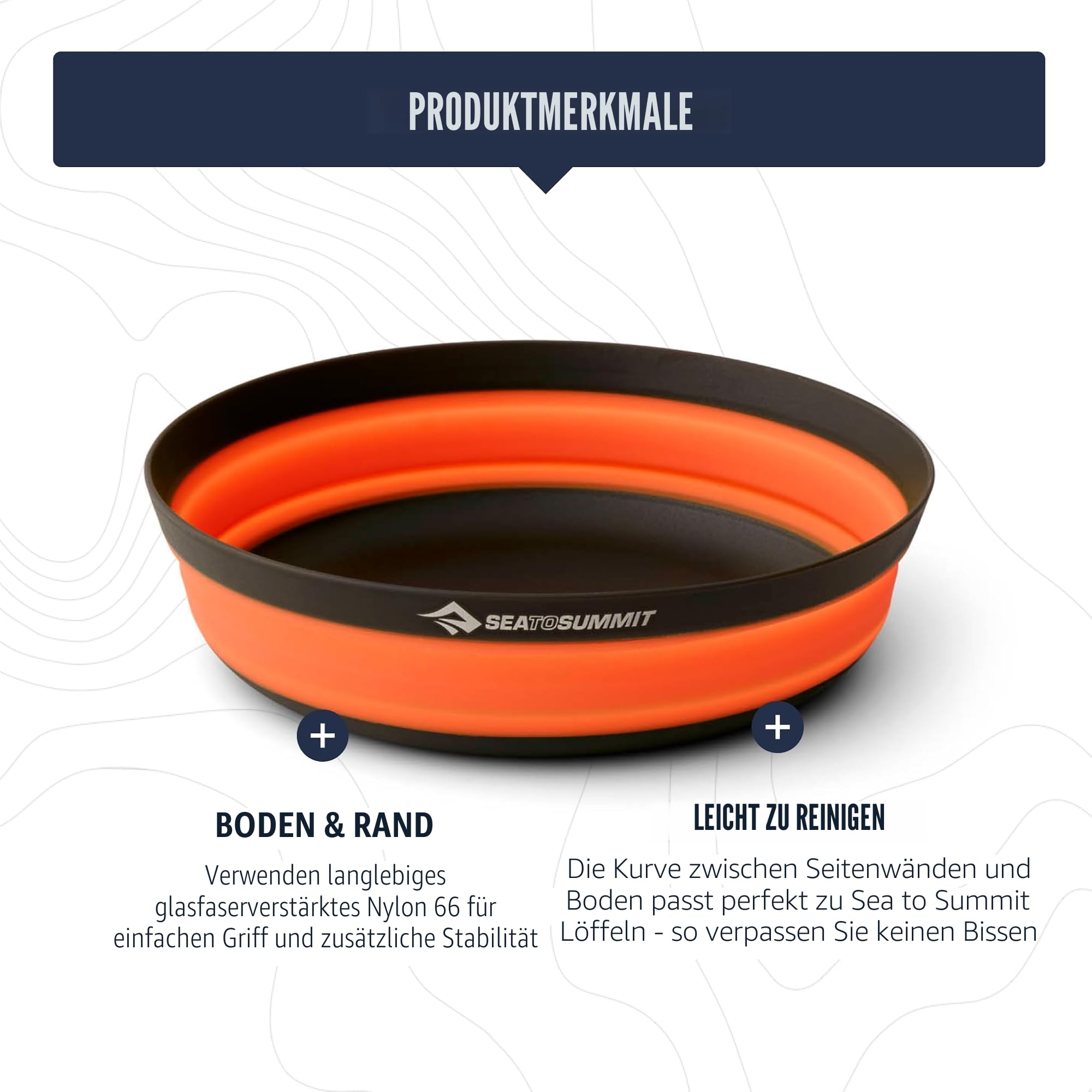 Falt-Schüssel – Sea to Summit – Frontier UL Collapsible Bowl Medium