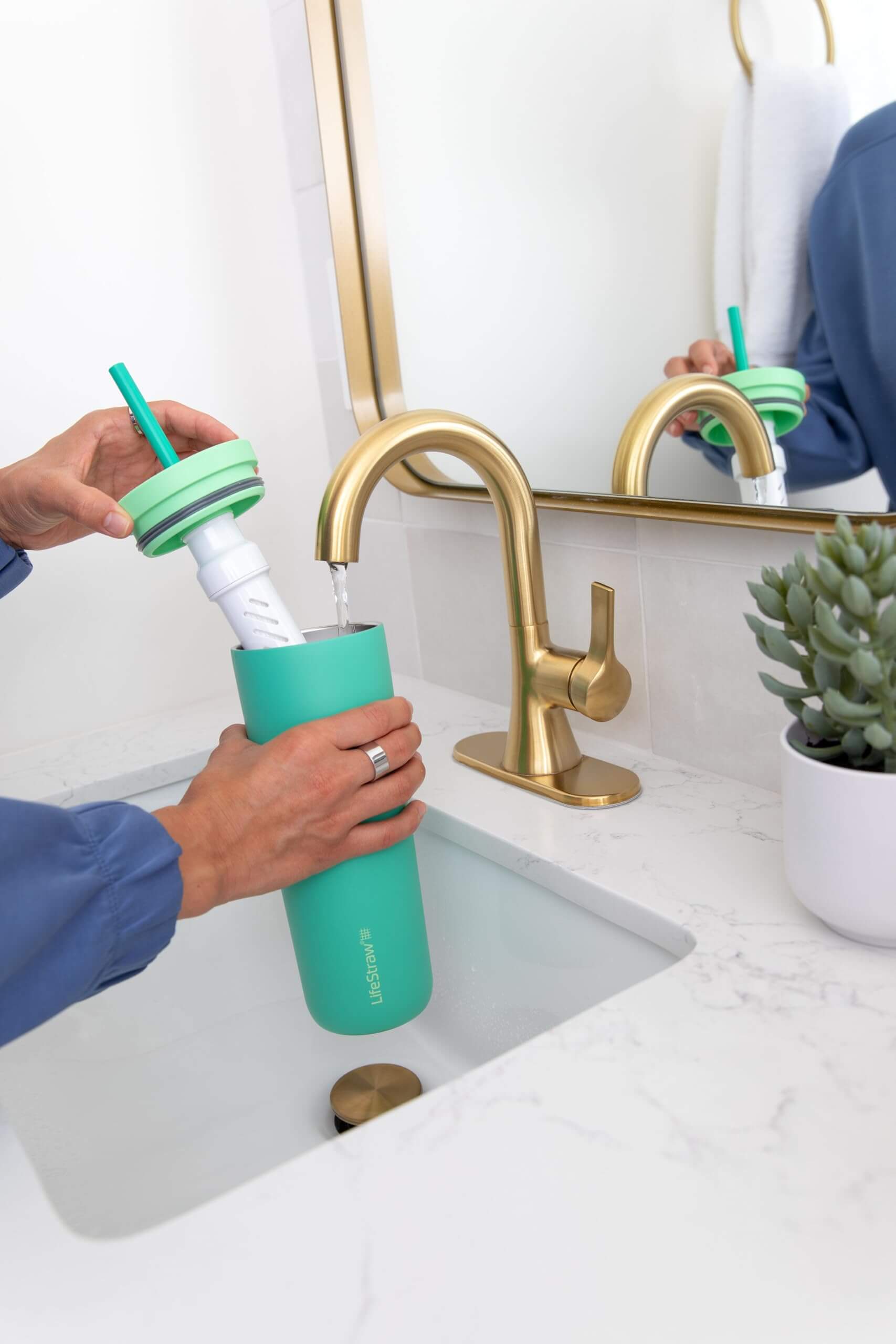 Trinkflasche mit Filter – LifeStraw – Go Series Tumbler
