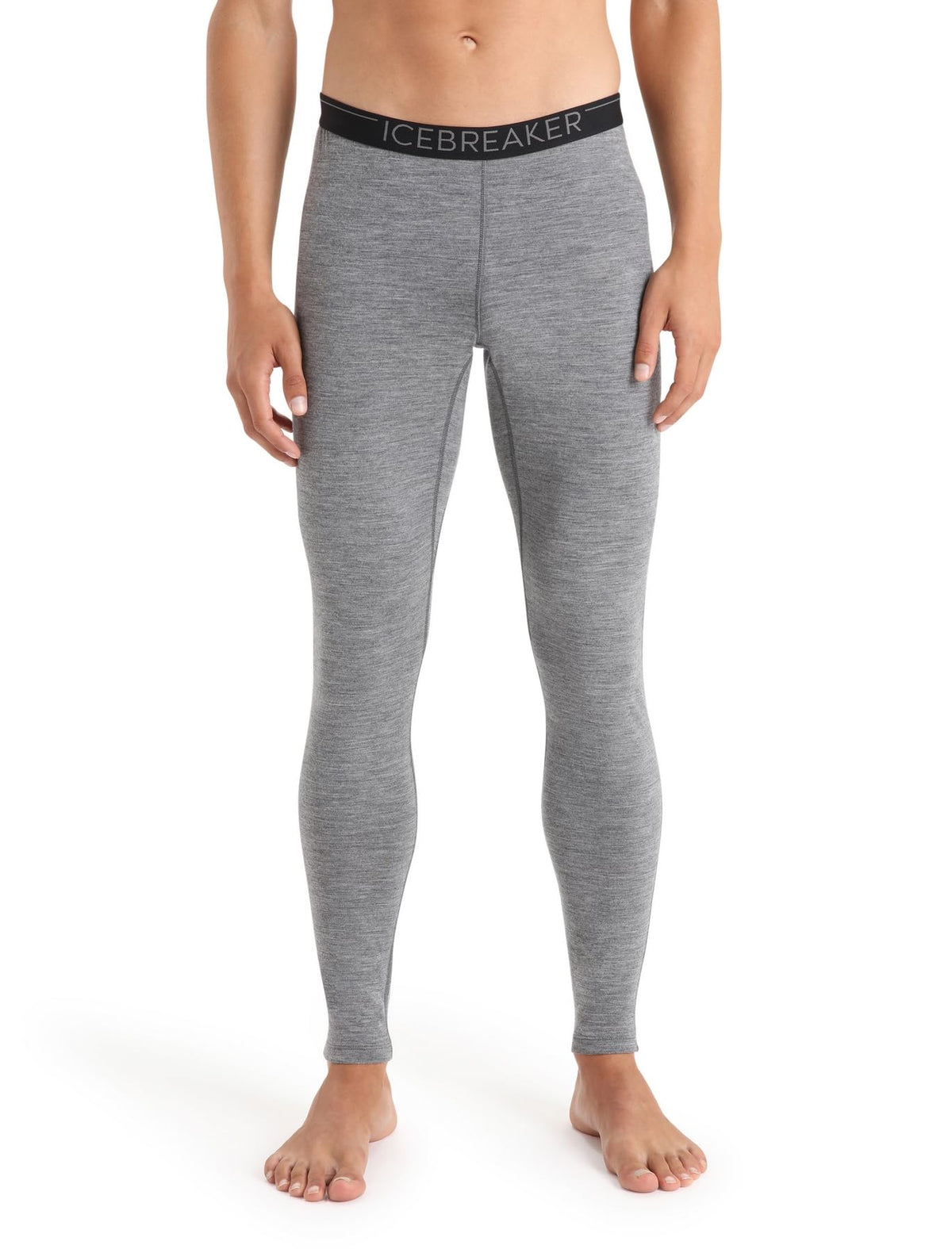 Merino Unterwäsche Herren – Icebreaker – 200 Oasis Base Layer – Gritstone Heather – Icebreaker