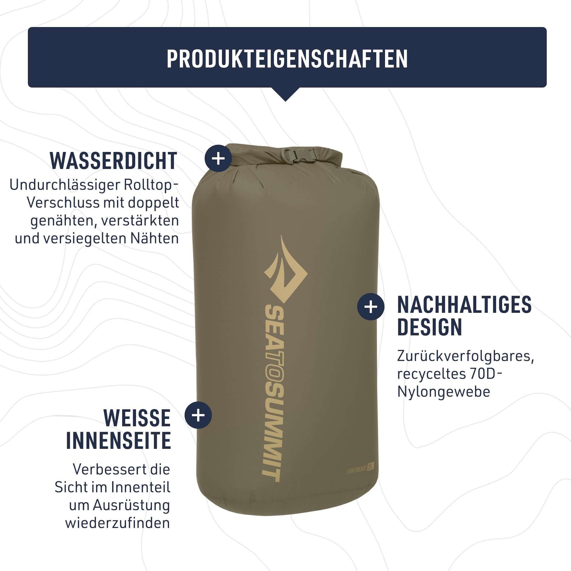 Dry Bag – Sea to Summit – Lightweight Dry Bag M 8L