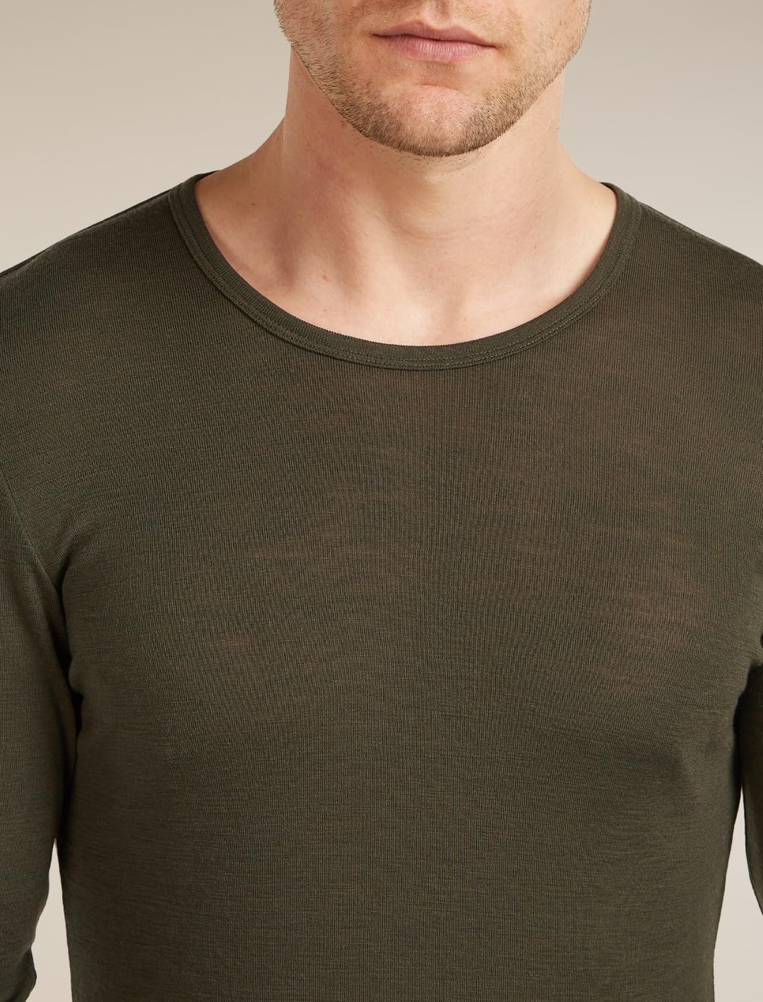 Merino Langarmshirt Herren – Icebreaker – 175 Everyday Crewe – Dk Loden – Icebreaker – Ansicht 4