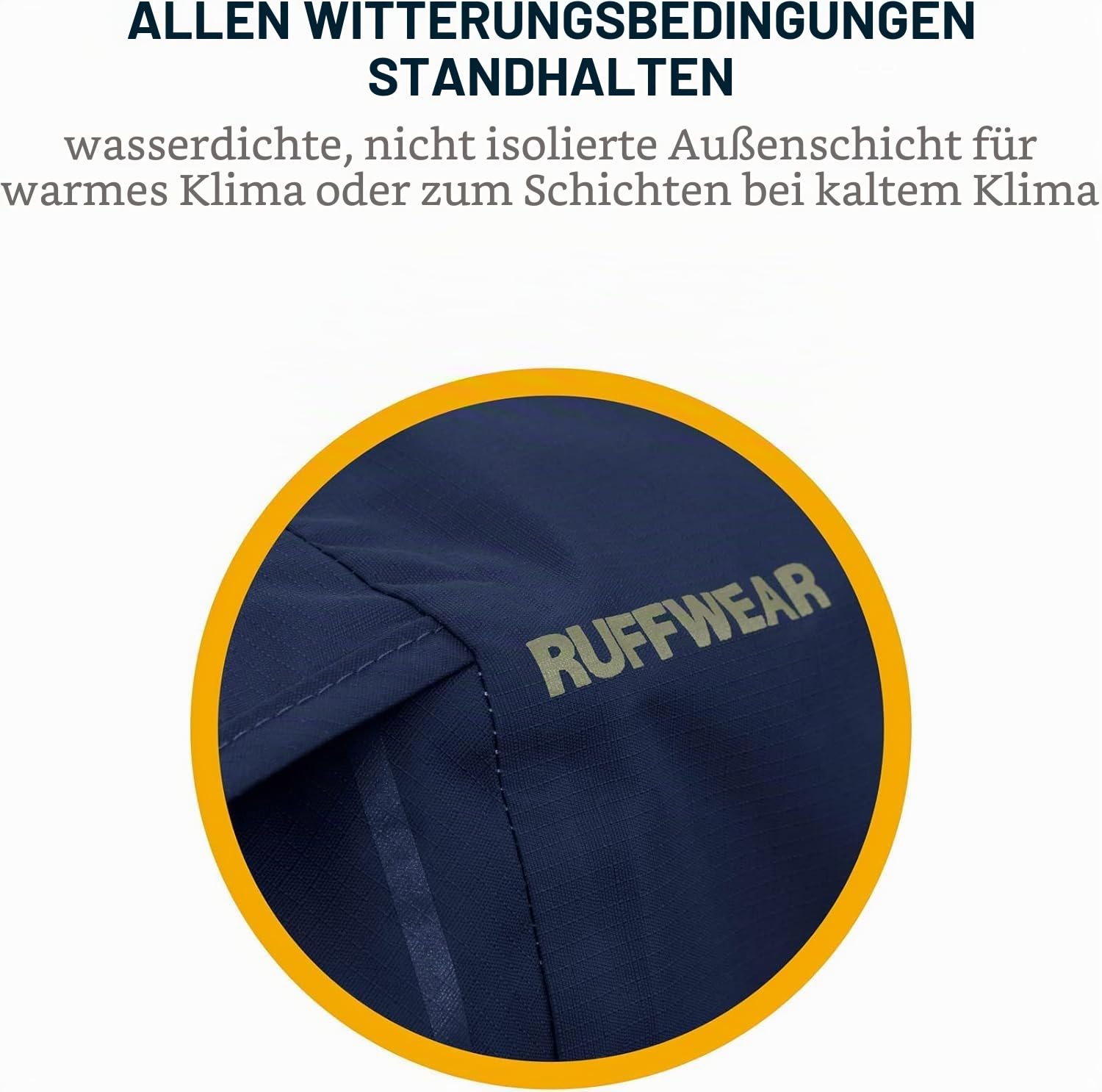 Hunde-Regenjacke – Ruffwear – Sun Shower – RUFFWEAR – Bild 4