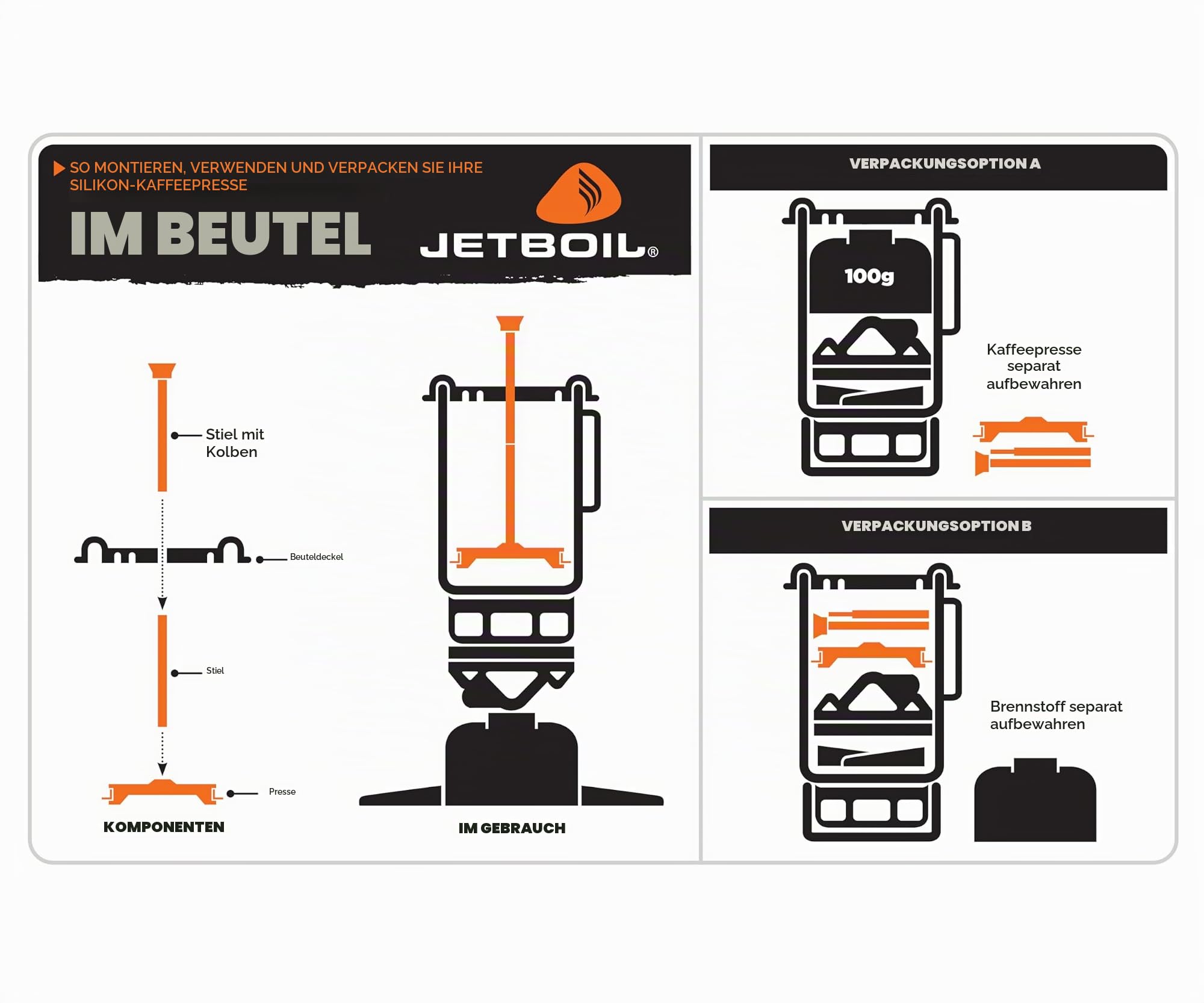 Kaffeebereiter – Jetboil – Silikon French Press – Jetboil – Bild 8